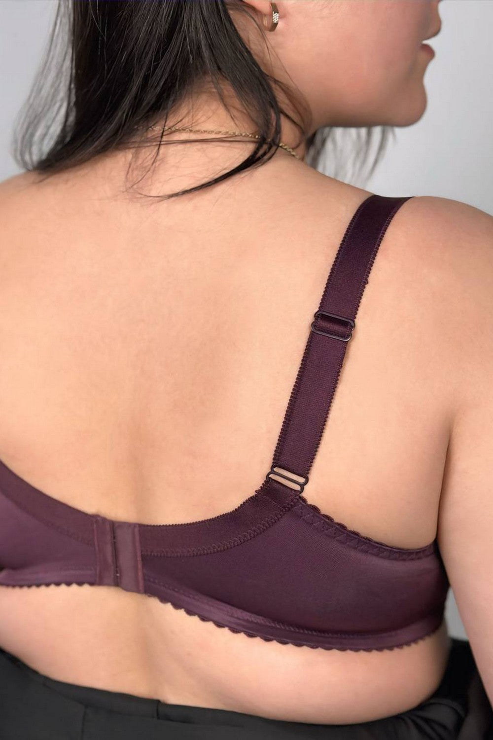 Мягкий бюстгальтер с микросеткой 115500 Classic plum