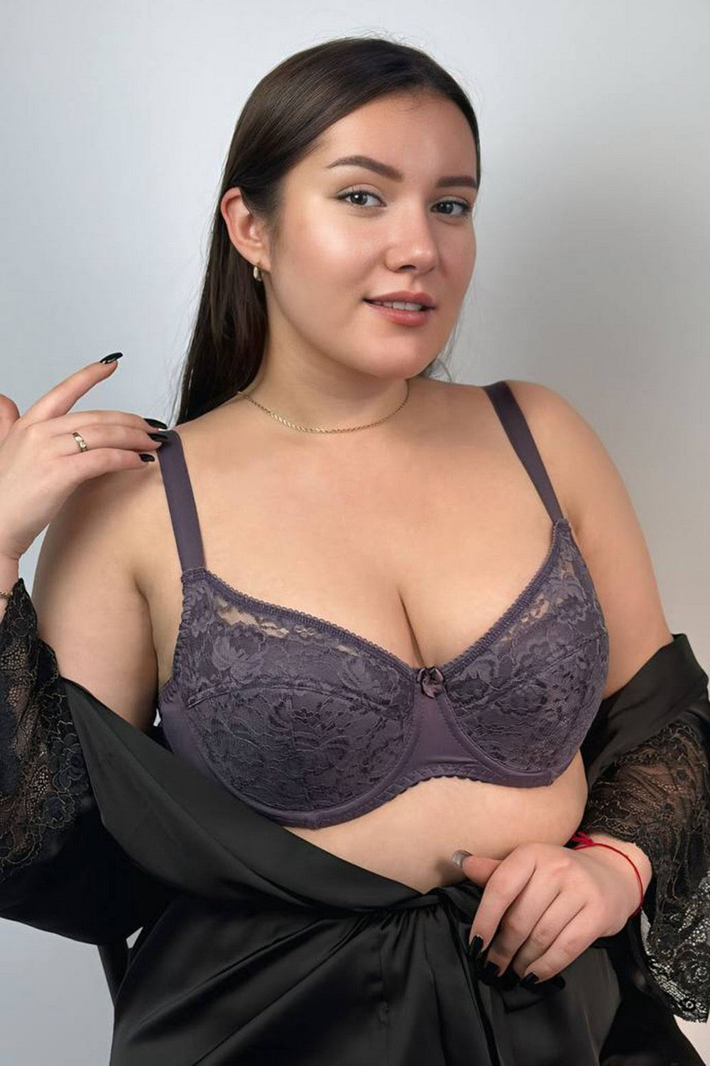 Уплотненный бюстгальтер из кружева 250811 Classic hydrangea