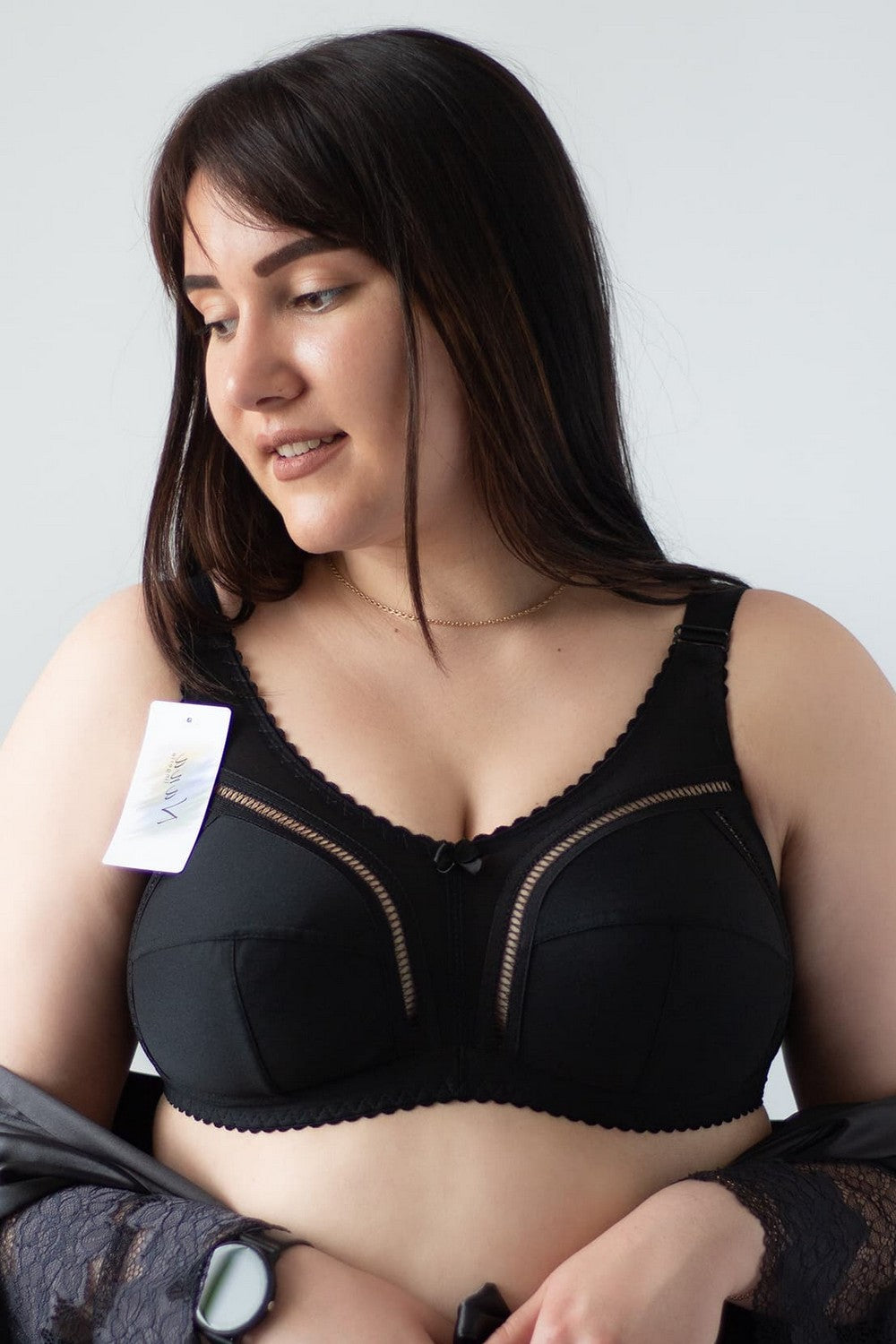 Мягкий бюстгальтер без косточек 404075 Classic black