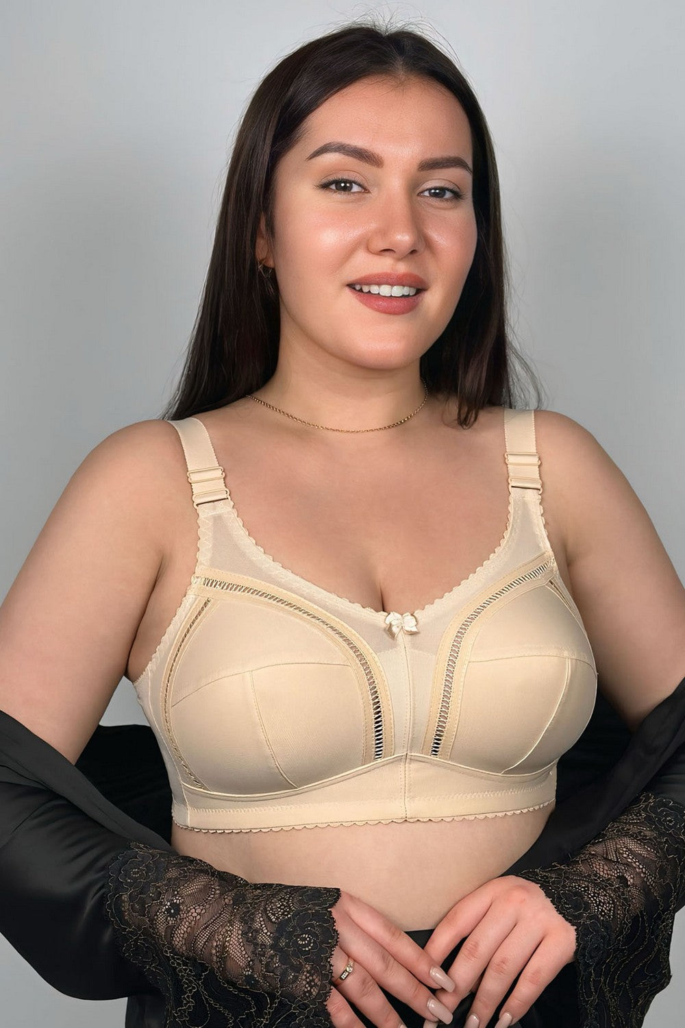 Бюстгальтер з м'якою чашкою 404175 Classic beige