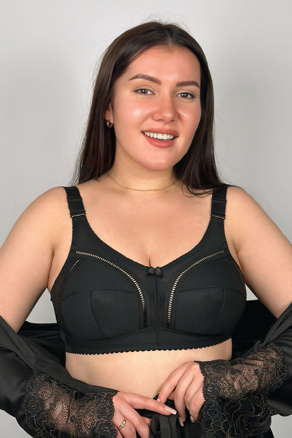 Бюстгальтер с мягкой чашкой 404175 Classic black
