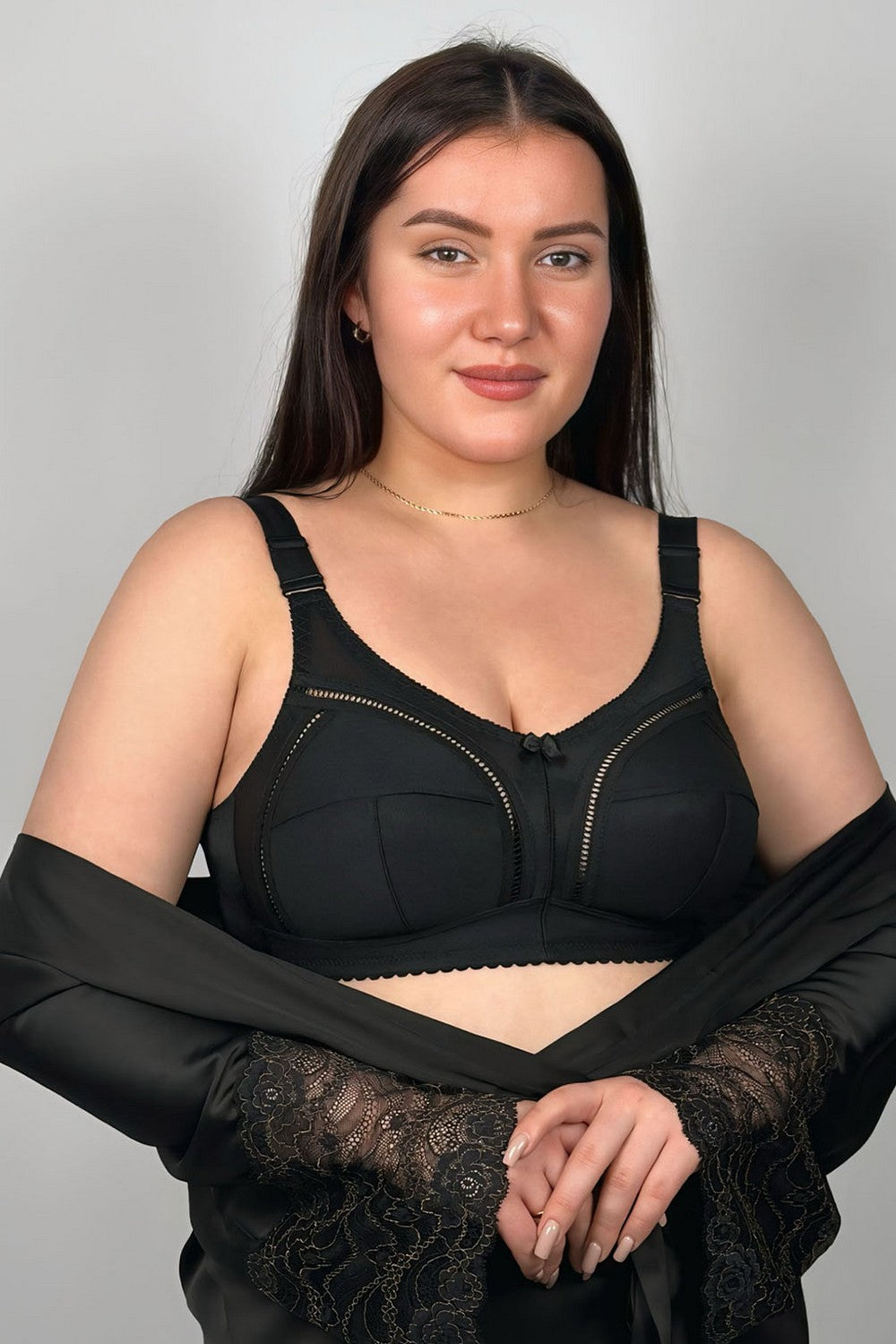 Бюстгальтер з м'якою чашкою 404175 Classic black