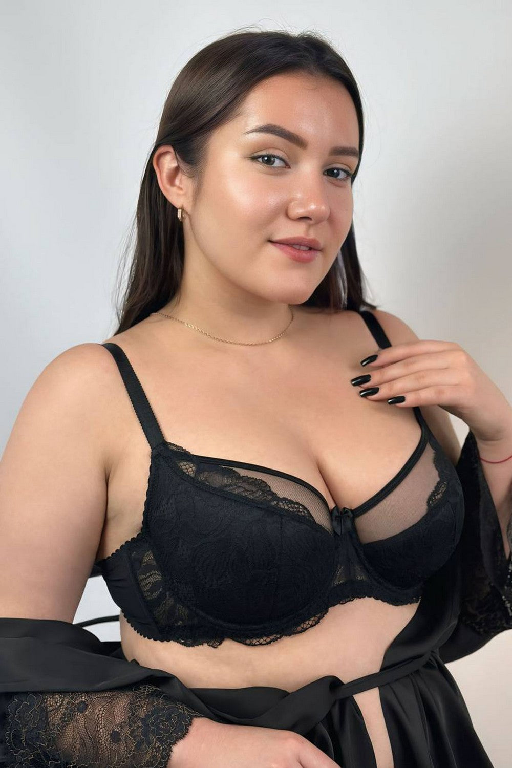 Полудублированный бюстгальтер с косточками Tulia semi soft Fantasy black