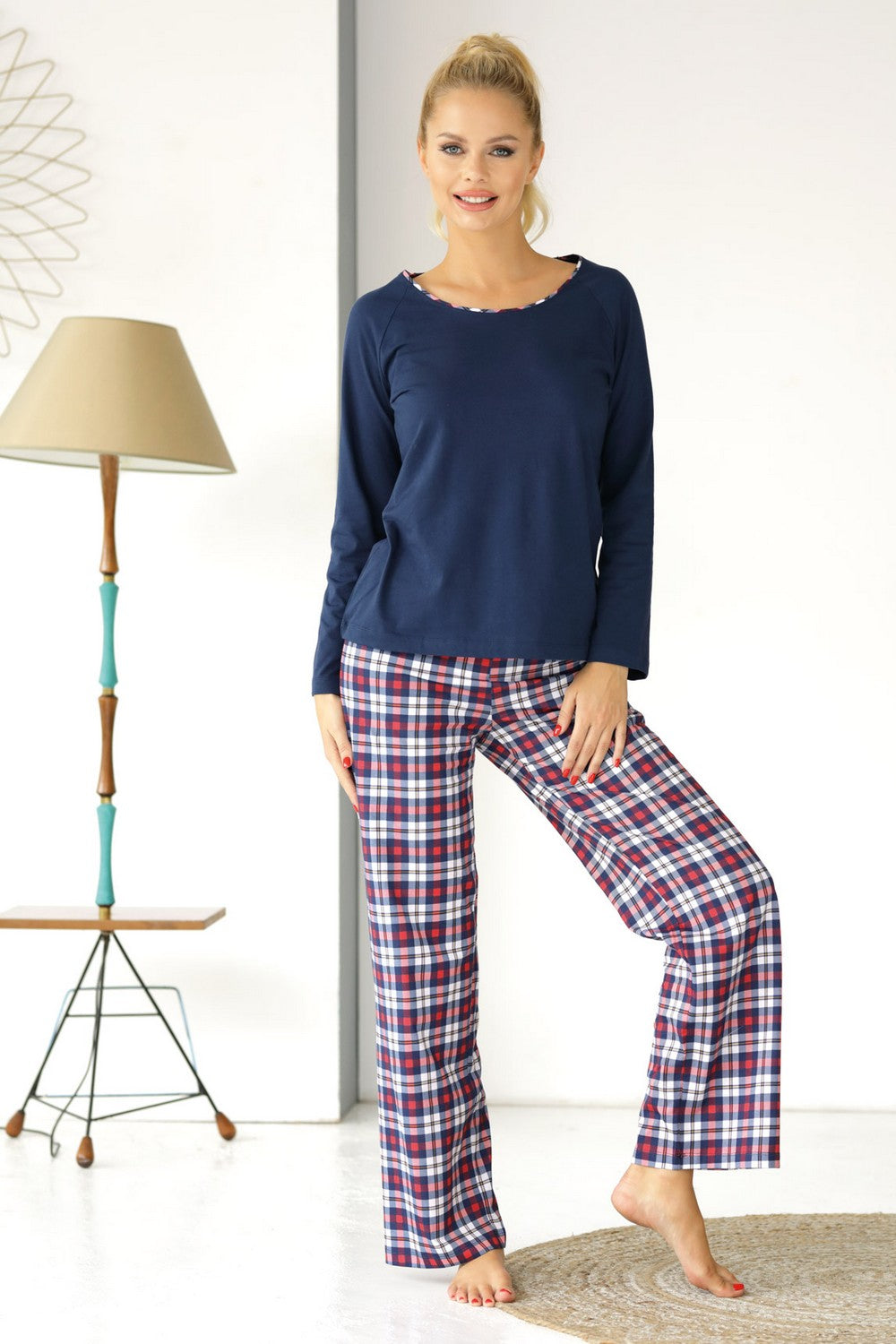 Пижама из хлопка Bianka Home dark blue