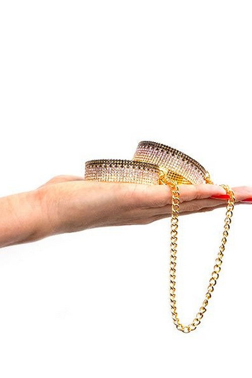 Наручники-браслети із кристалами Diamond Cuffs RIANNE S