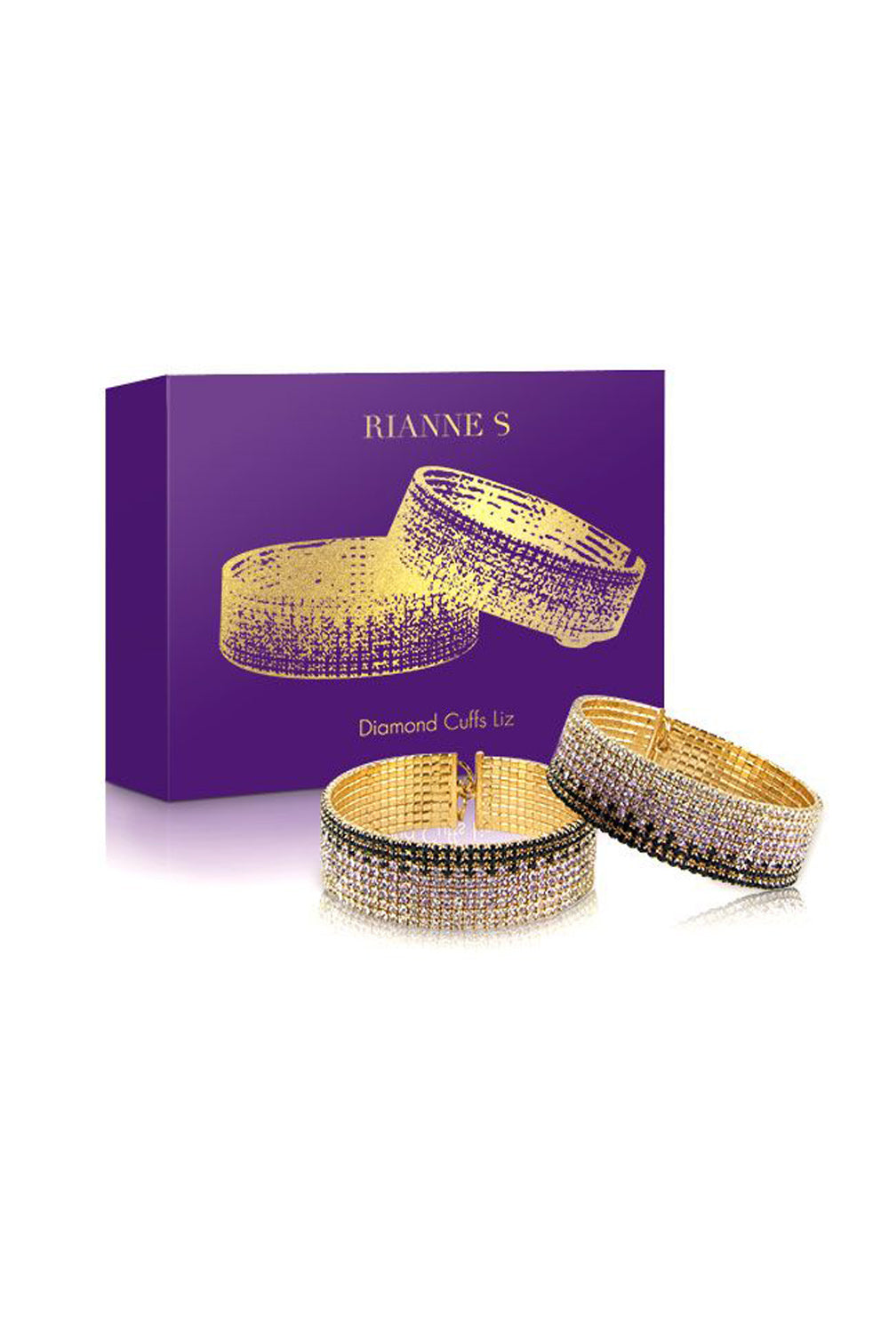 Наручники-браслети із кристалами Diamond Cuffs RIANNE S