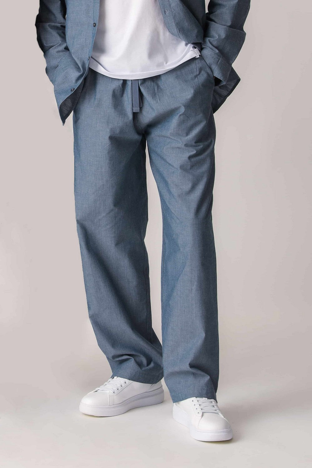 Мужские брюки из хлопка MH420-03 Safari blue