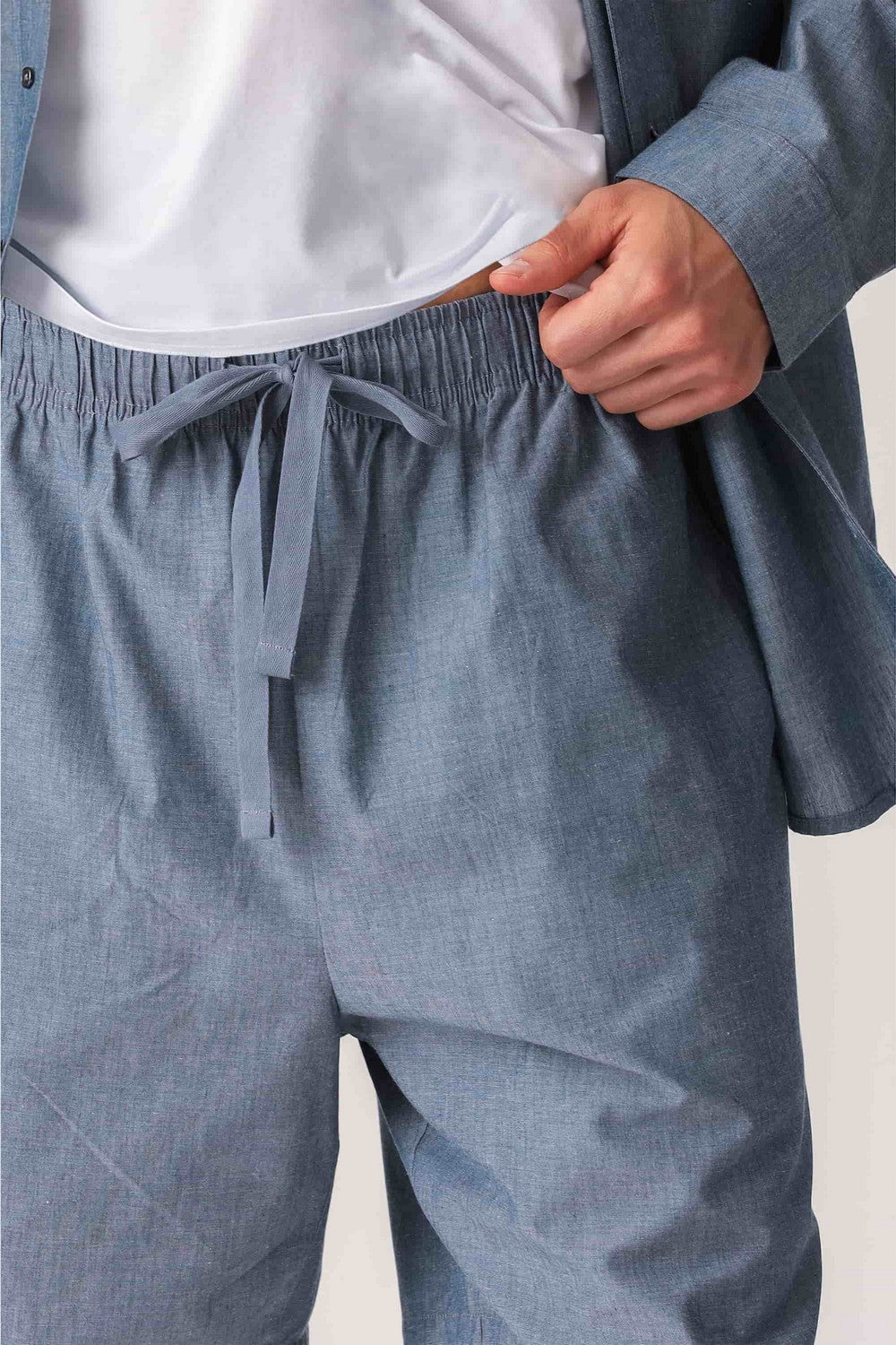 Мужские брюки из хлопка MH420-03 Safari blue