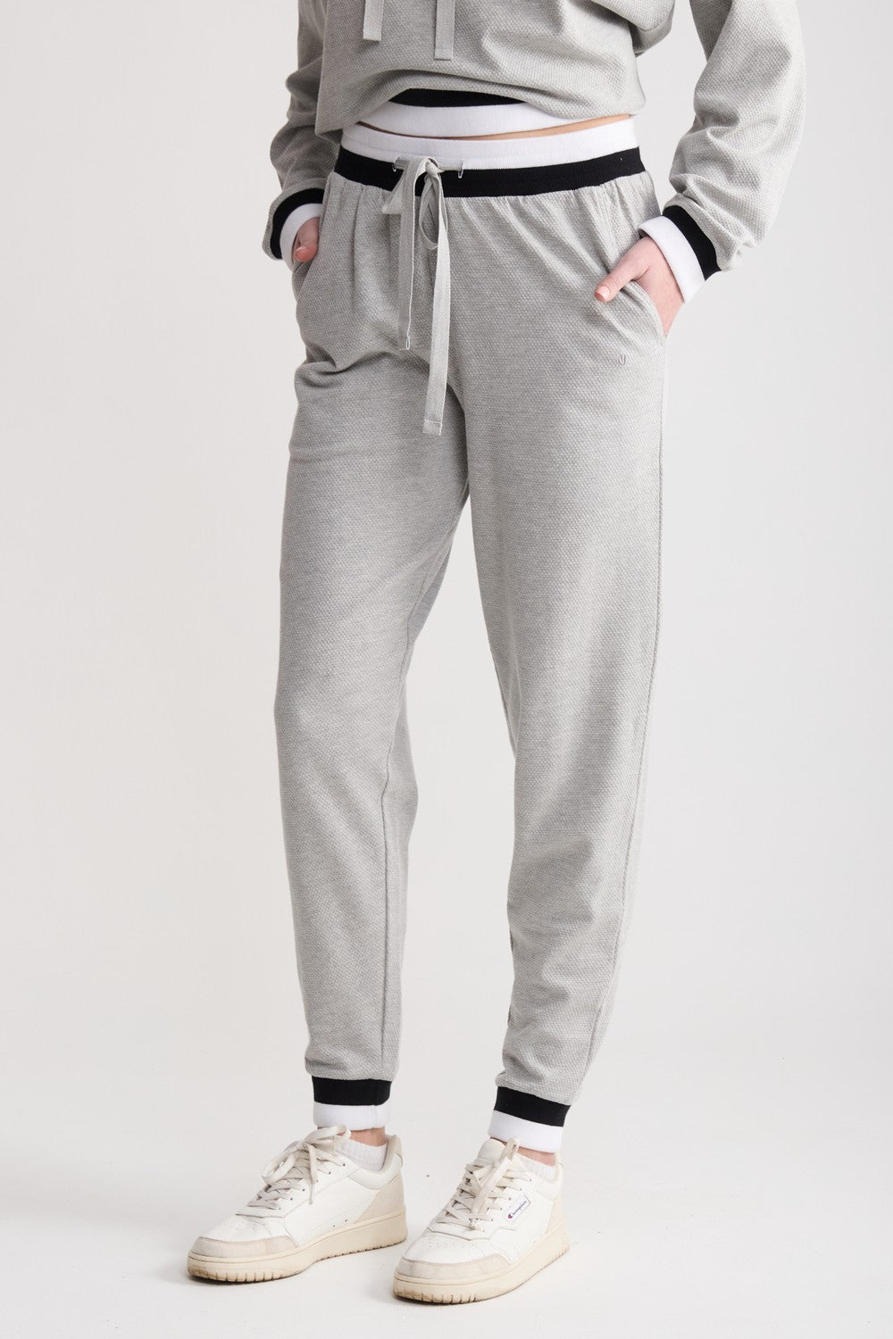 Хлопковые брюки унисекс UH421-02 London melange