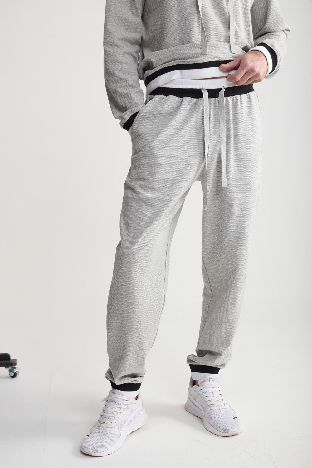 Бавовняні штани унісекс UH421-02 London melange