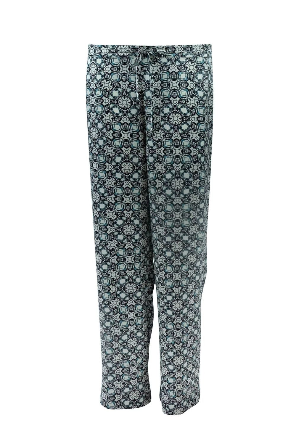 Шелковые брюки 242201-06 black crystal