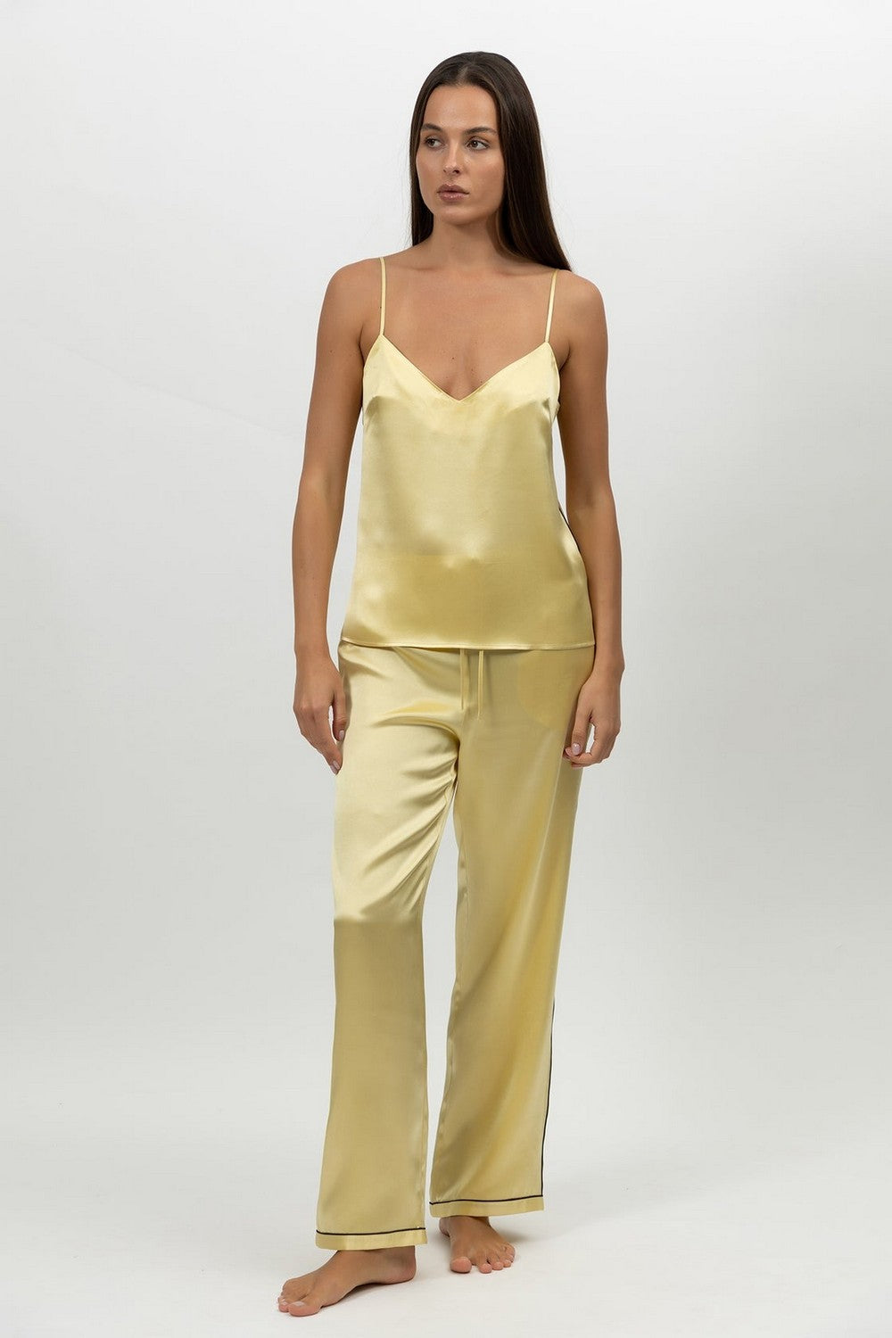 Майка на тонких бретелях 251203-01 Lady panna cotta