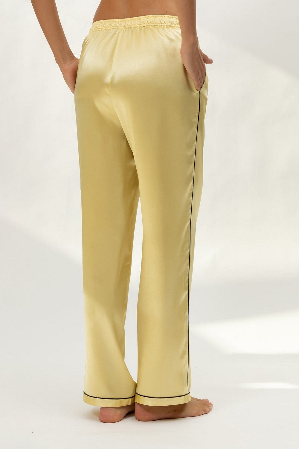 Пижамные брюки с карманами 251203-06 Lady panna cotta