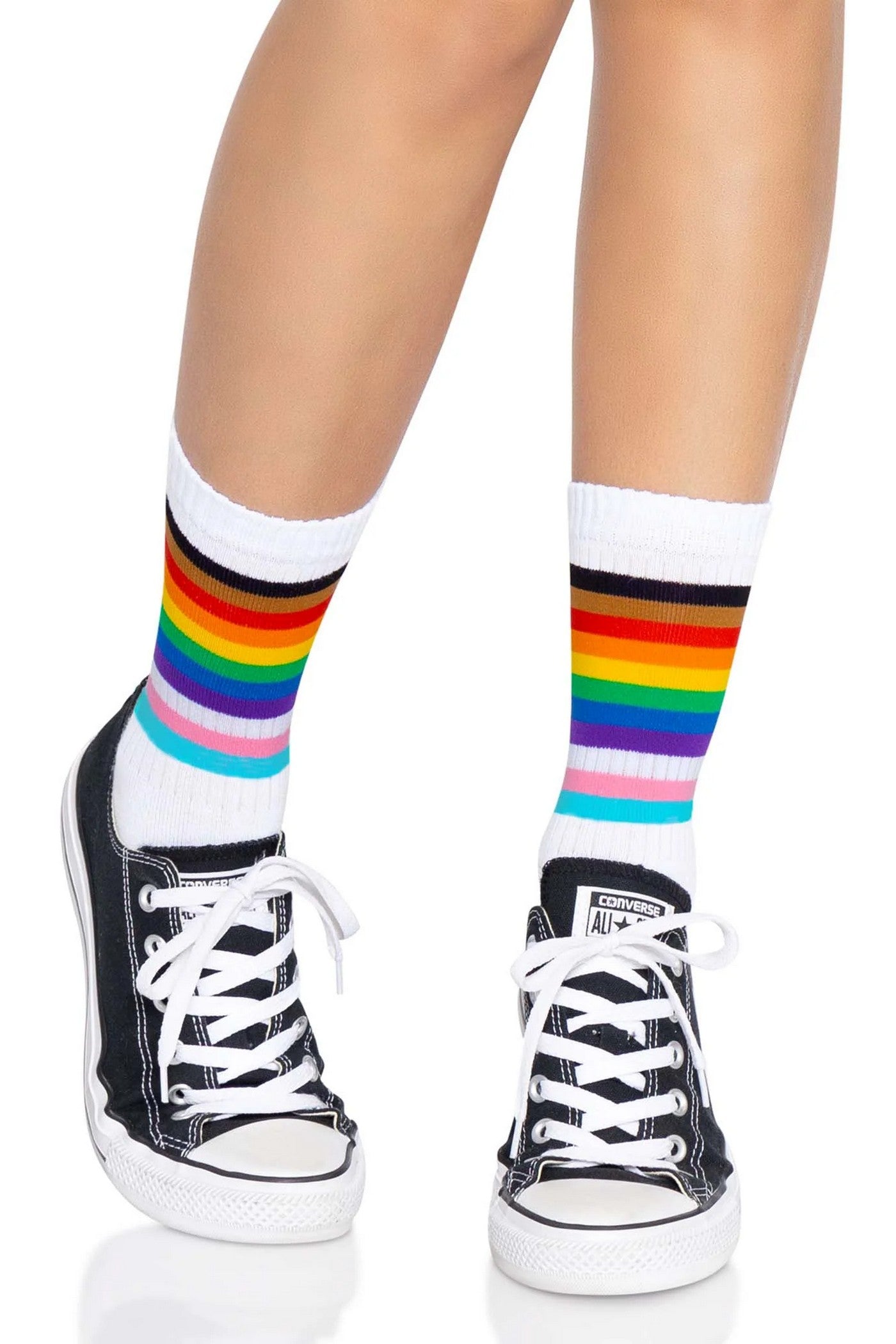 Высокие носки Pride Crew rainbow