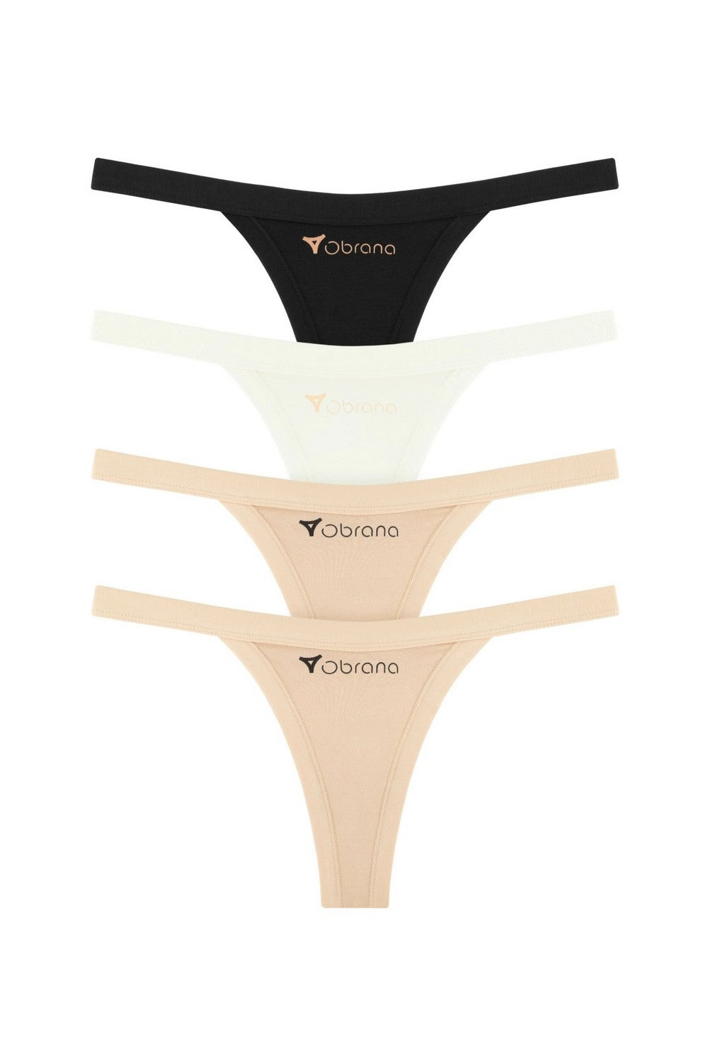 Трусики стринг из хлопка 200-11 (4 шт.) 01/03/04/04