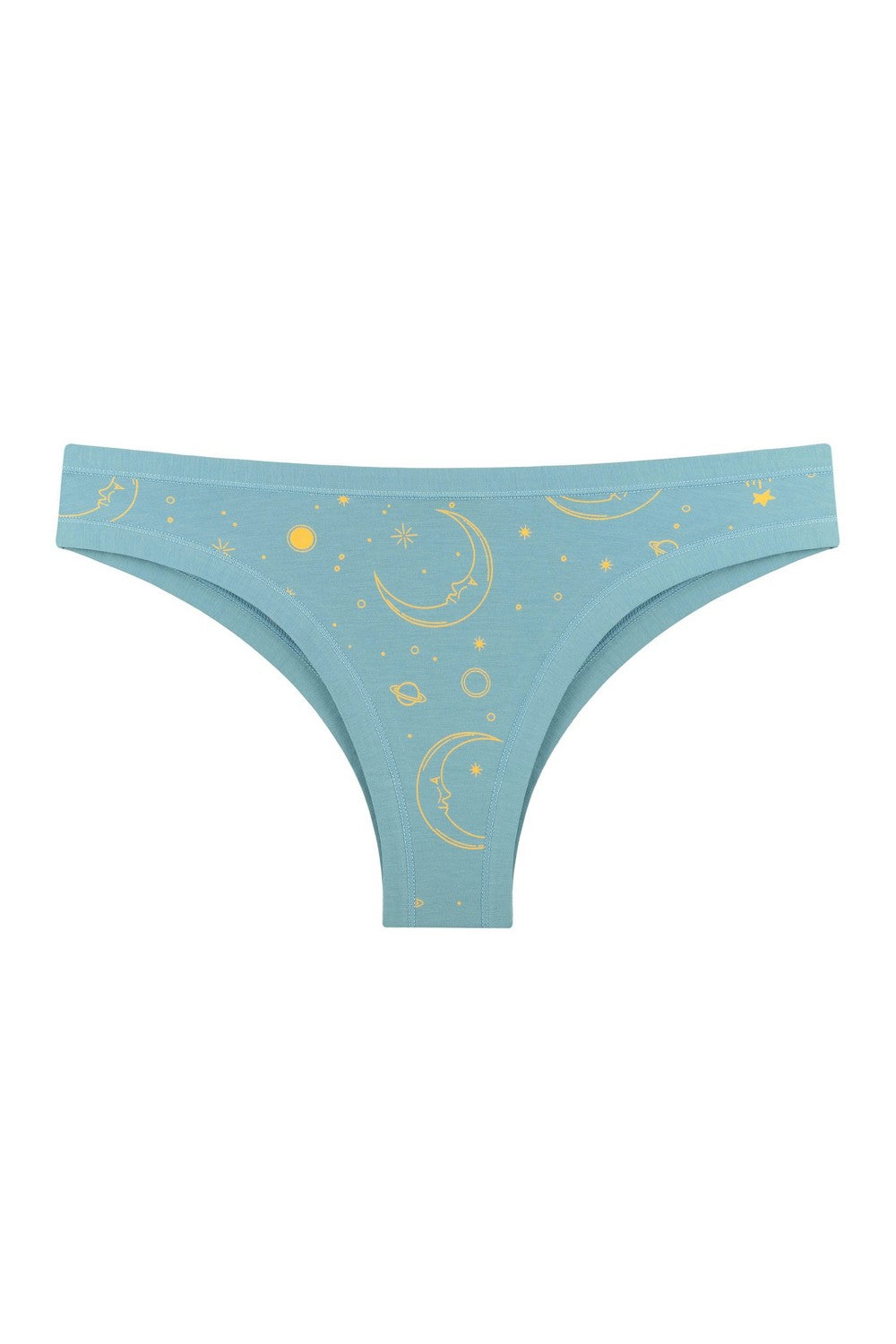 Трусики бразилиана с принтом 200-20/326 jeans