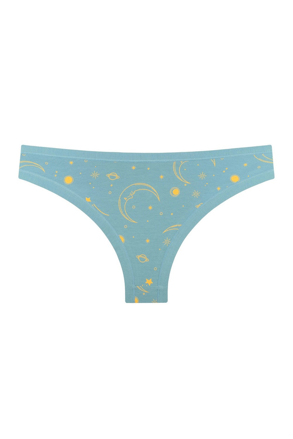 Трусики бразилиана с принтом 200-20/326 jeans