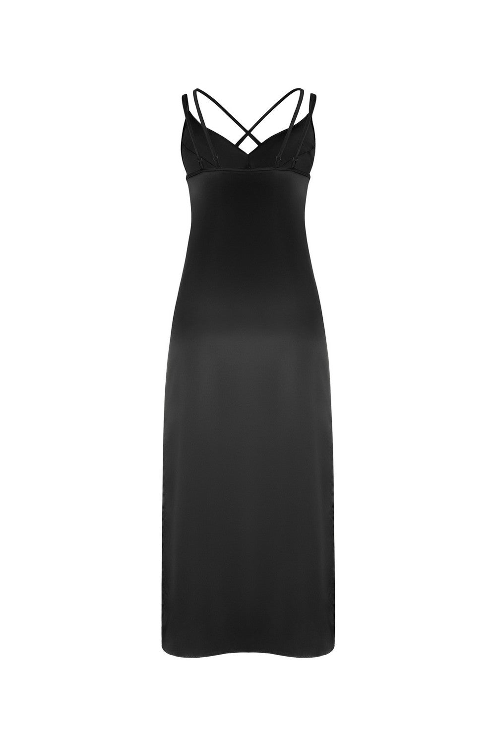 Ночная сорочка из сатина 806-6049 black