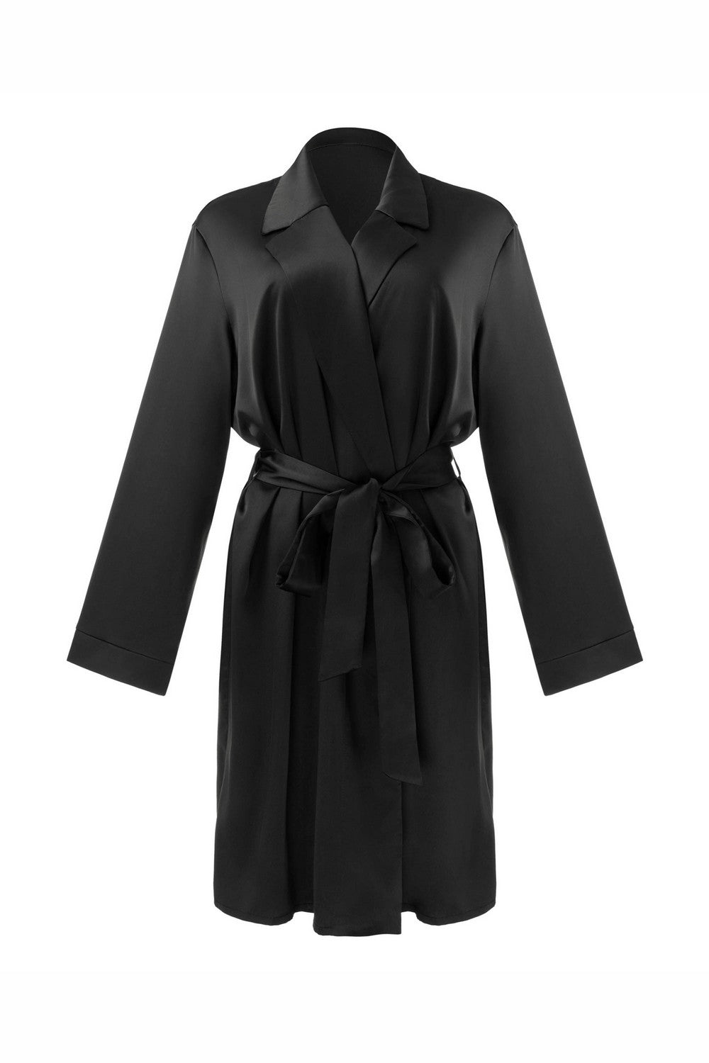 Домашний халат из сатина 810-6710 black