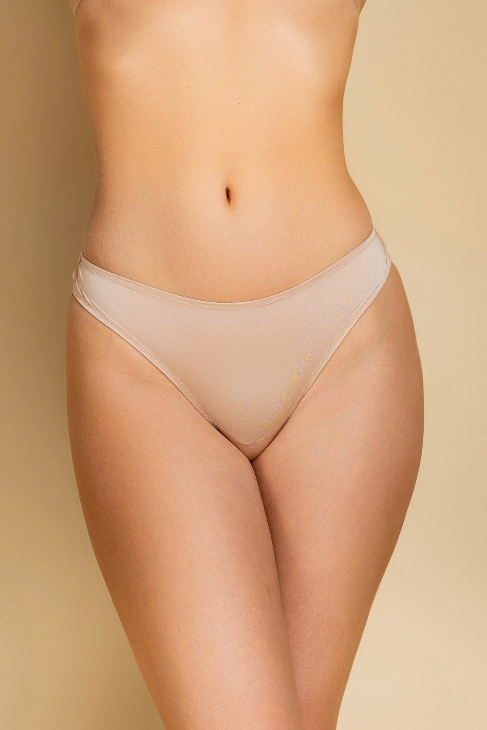 Трусики бразилиана из микрофибры 811-20 beige