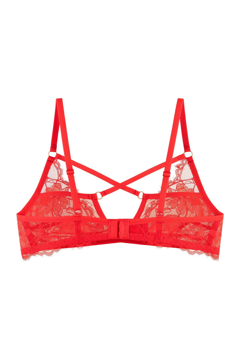 М'який бралет з мережива 814-048 red