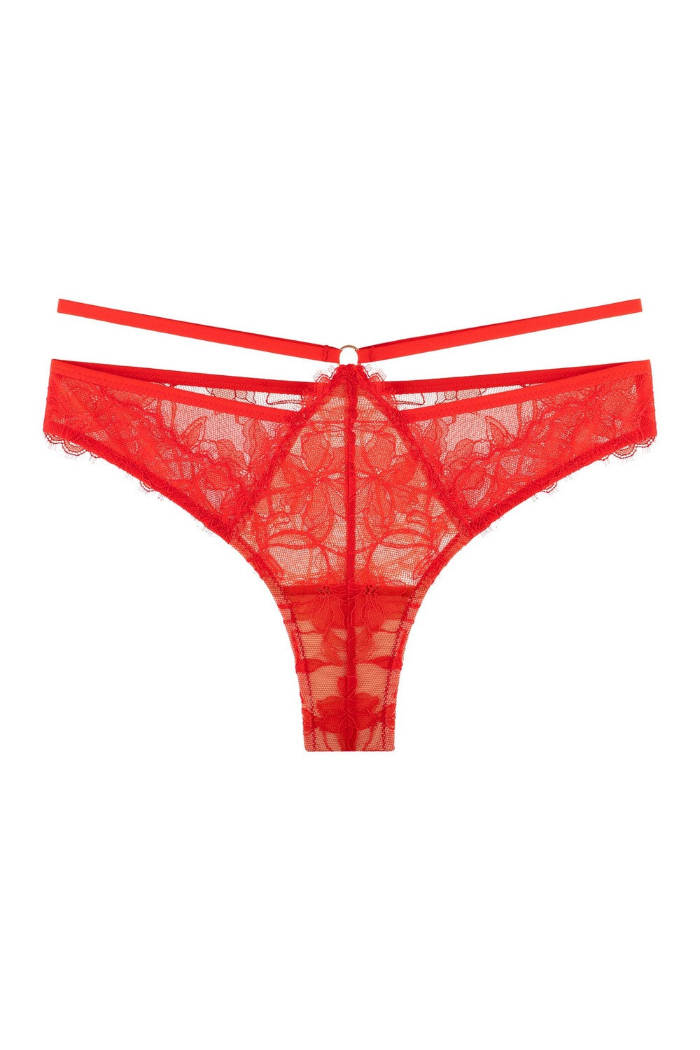 Трусики бразиліана з ремінцями 814-21 red