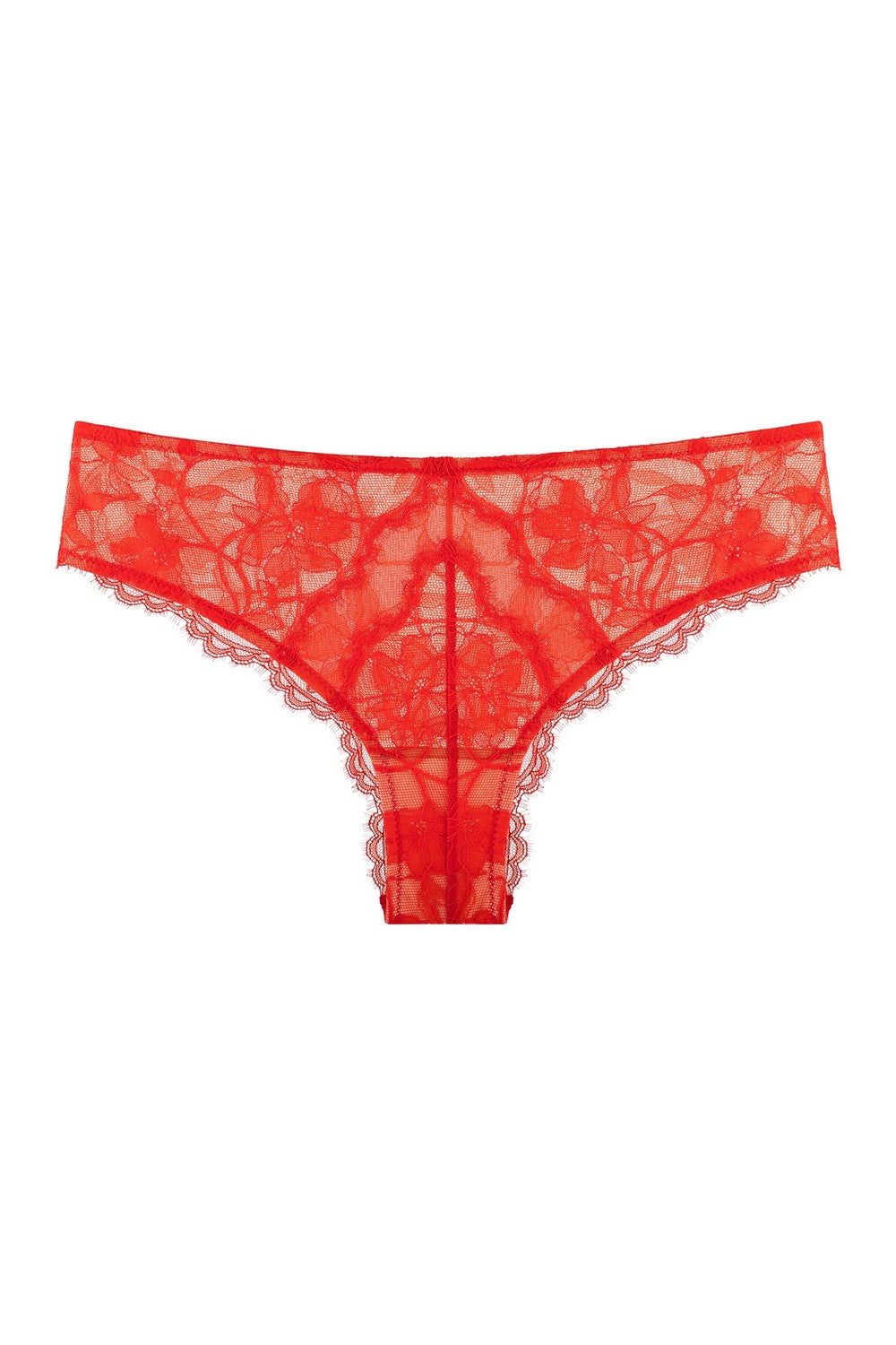Трусики бразилиана из кружева 814-24 red