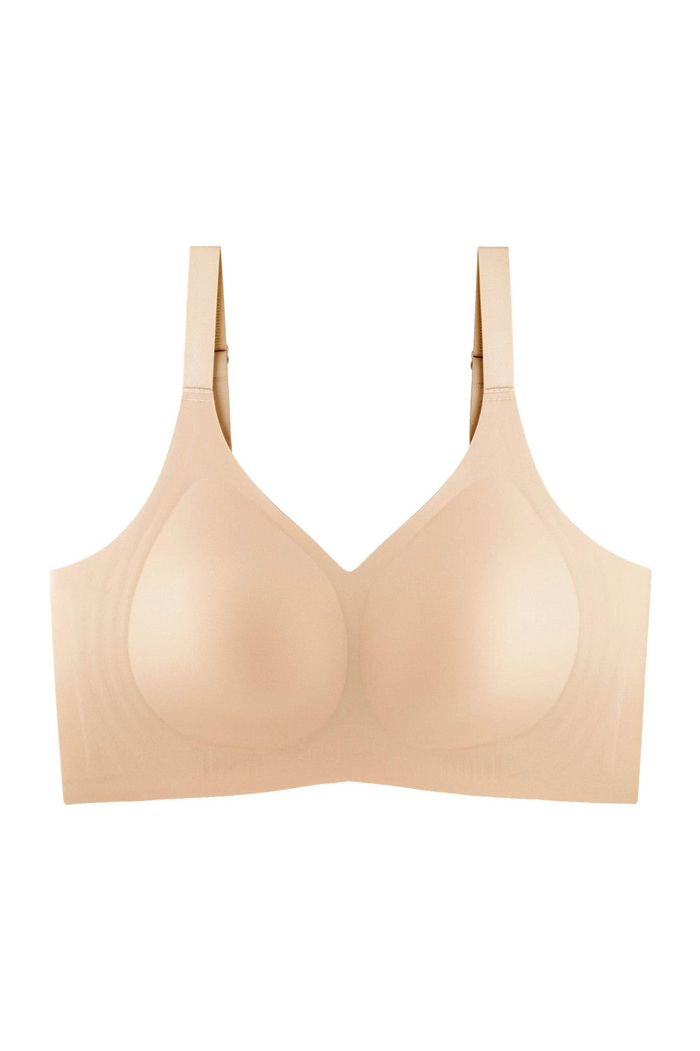 Бесшовный бюстгальтер без косточек 874-079 beige