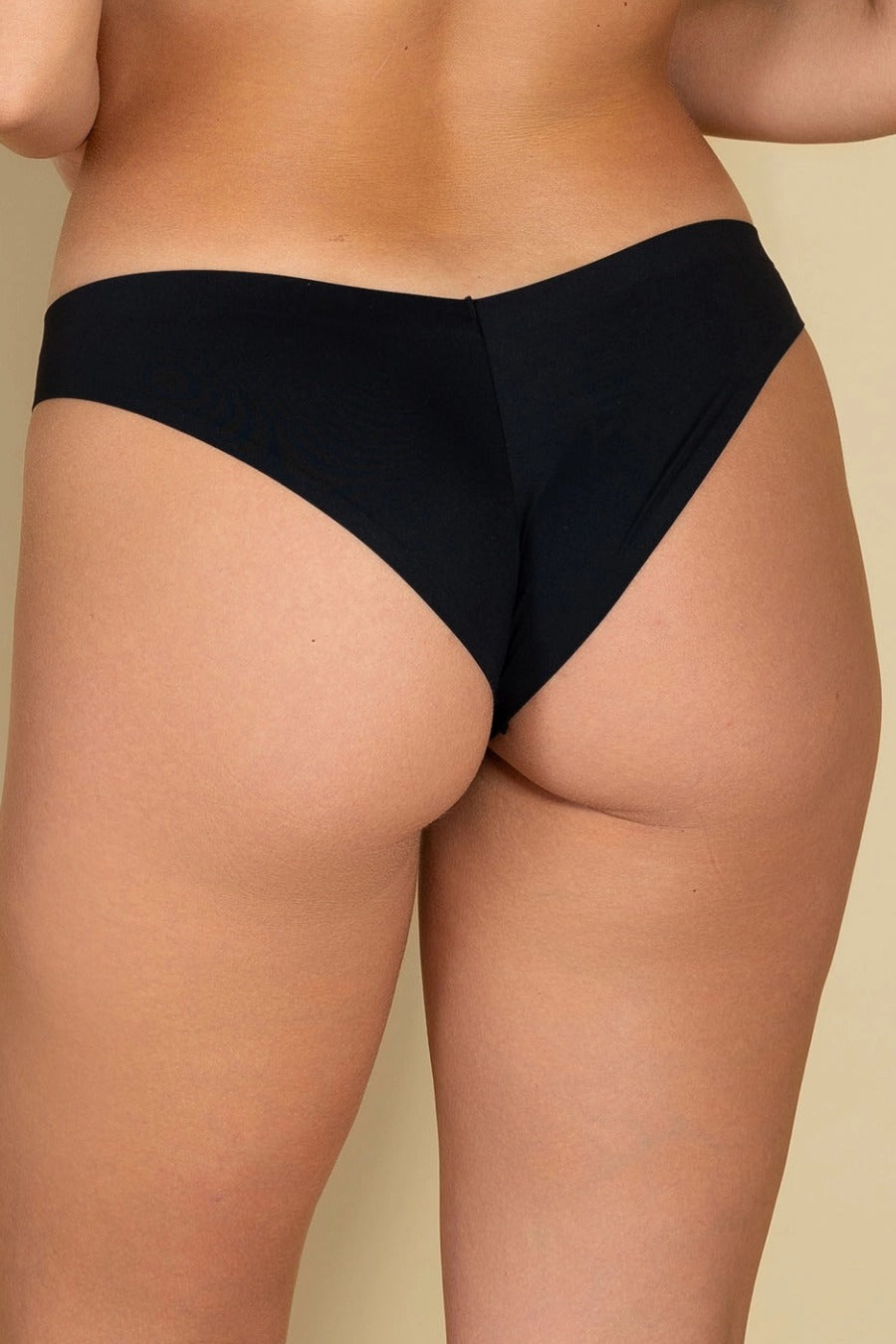 Бесшовные трусики бразилиана 886-23 black