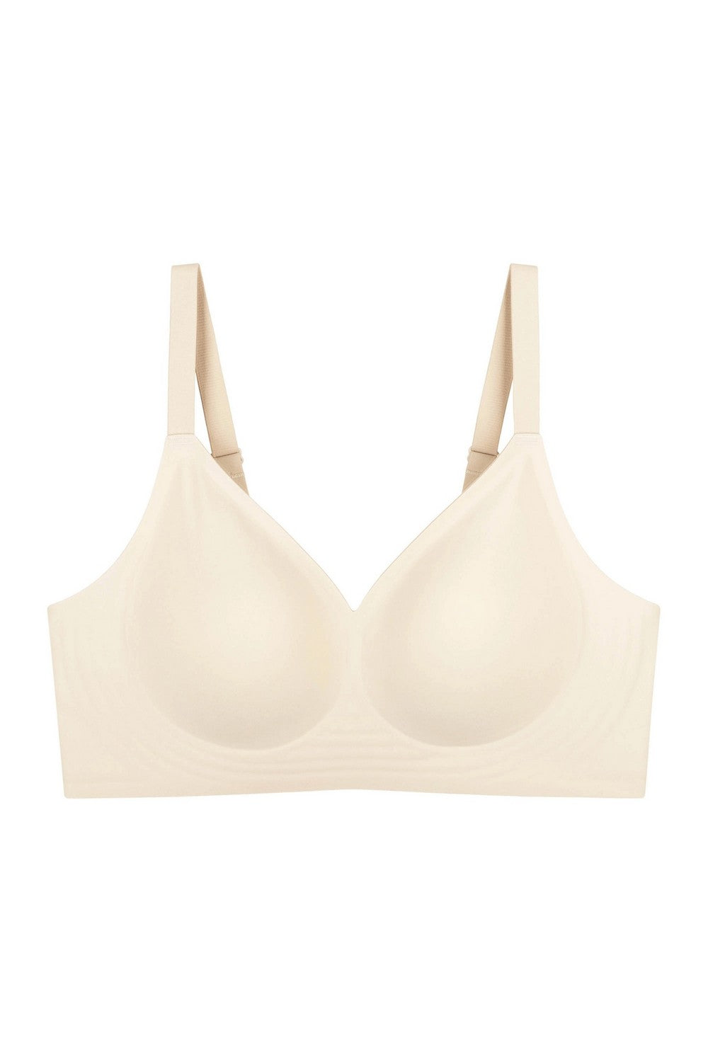 Гладкий бюстгальтер из микрофибры 889-074 beige