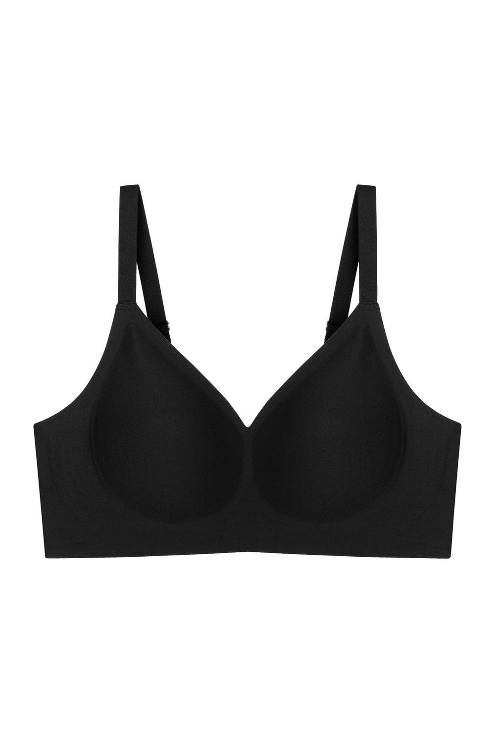 Гладкий бюстгальтер из микрофибры 889-074 black