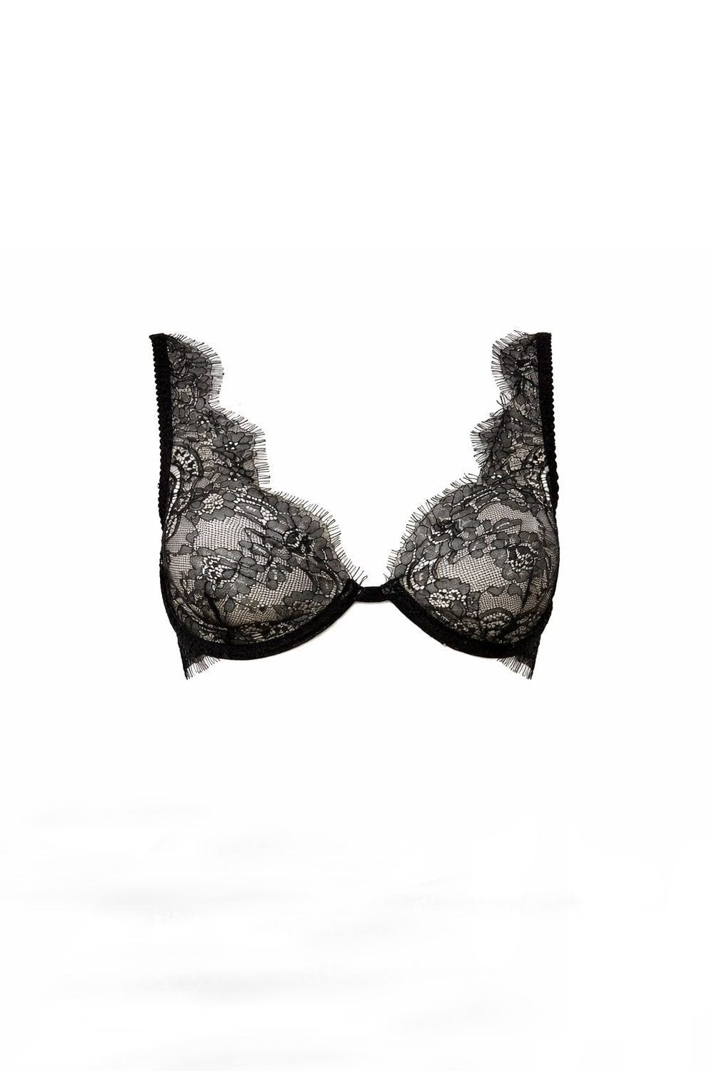 Мягкий бюстгальтер из кружева 10011401 Veil Black