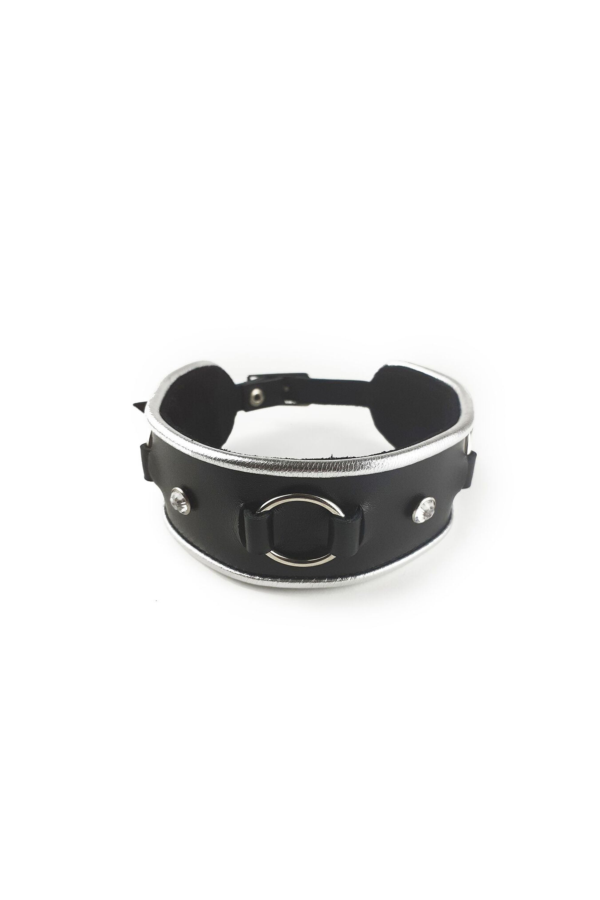 Кожаный ошейник Collar Ring black
