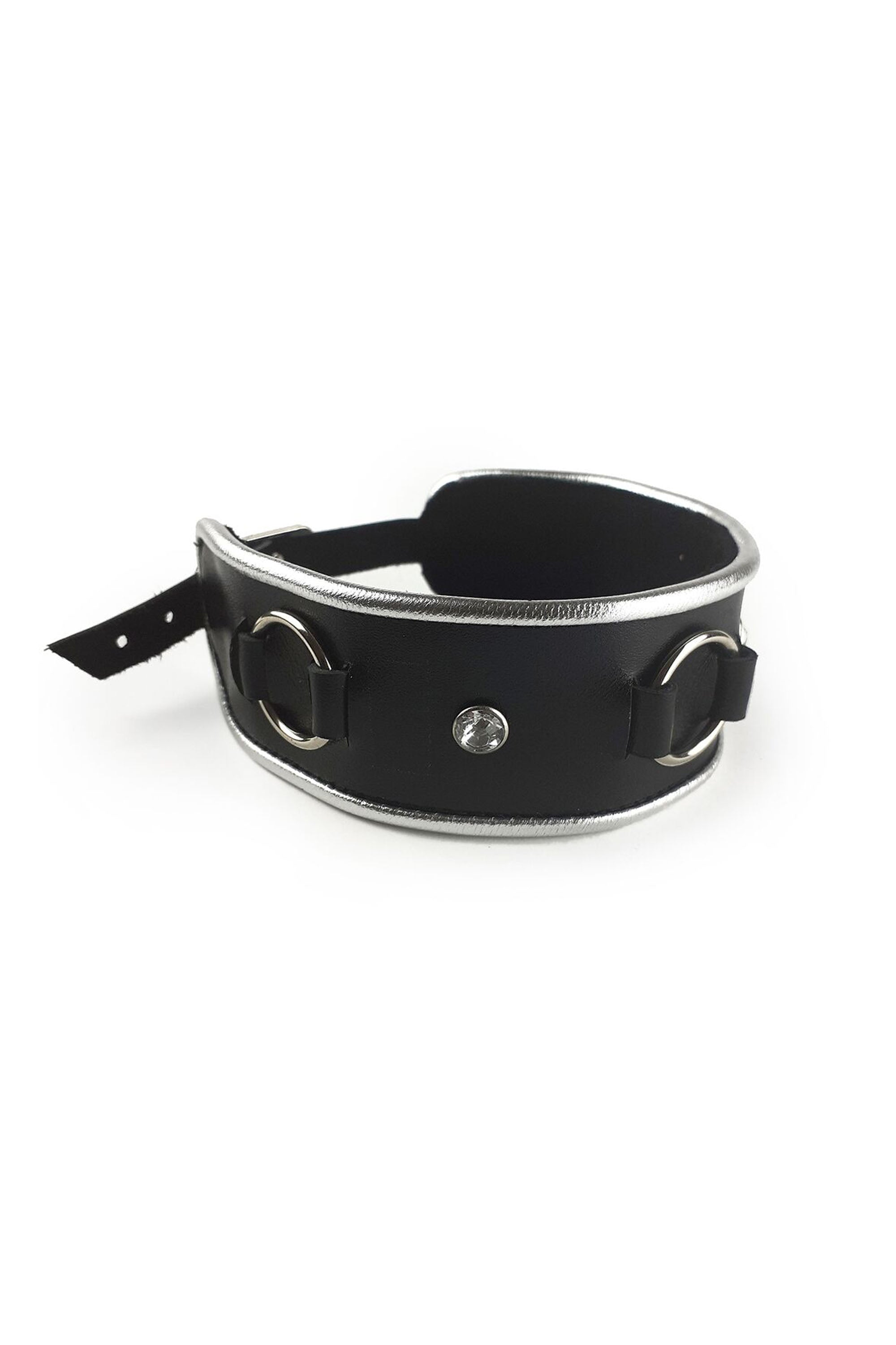 Кожаный ошейник Collar Ring black