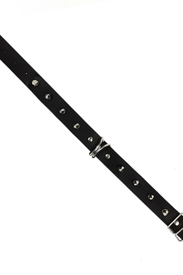 Кожаный ошейник с шипами Collar Spikes