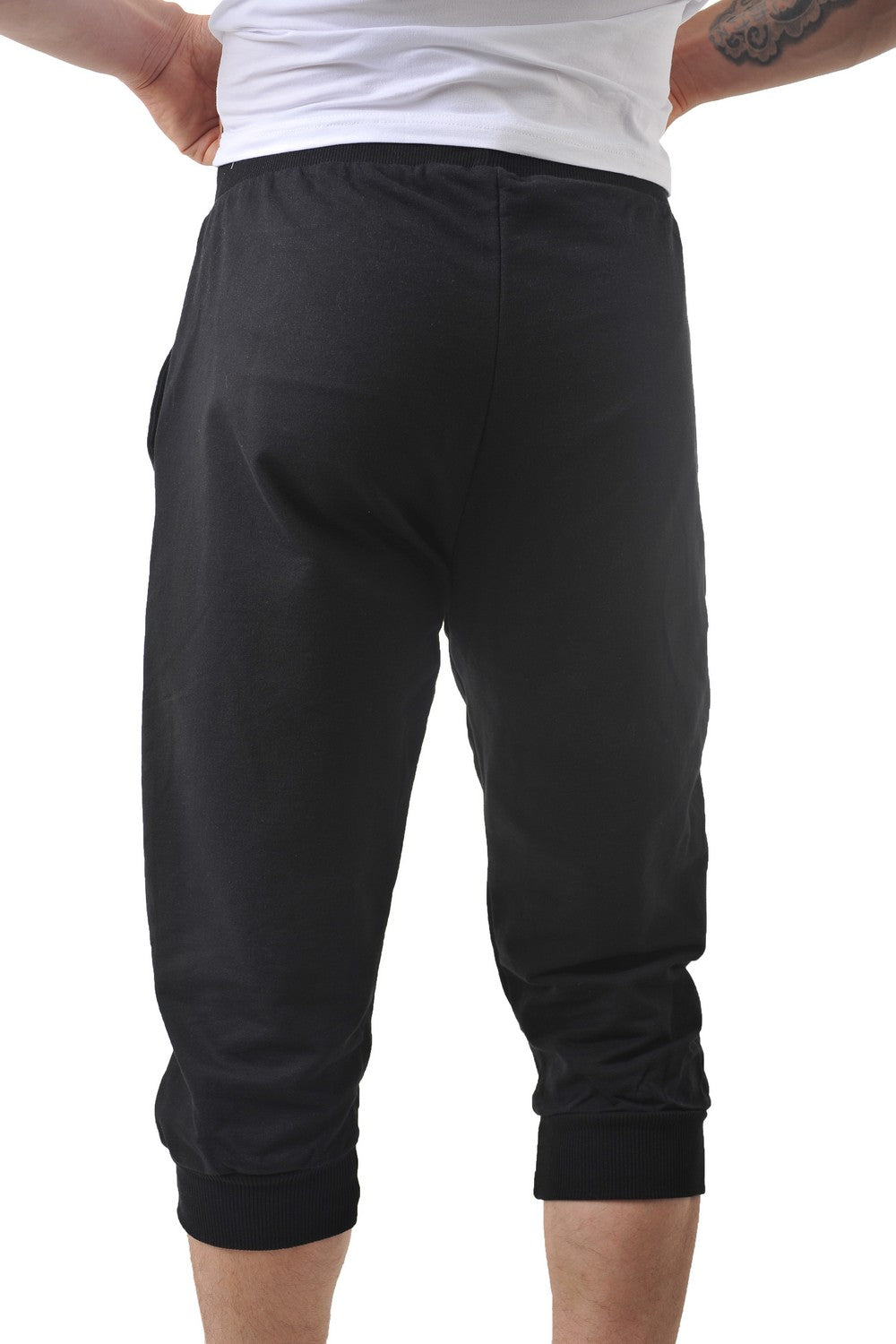 Чоловічі бавовняні капрі 2361 black Ozone