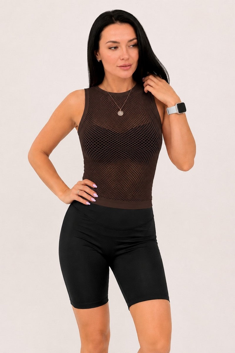 Майка з мікрофібри 60702 brown Ozone