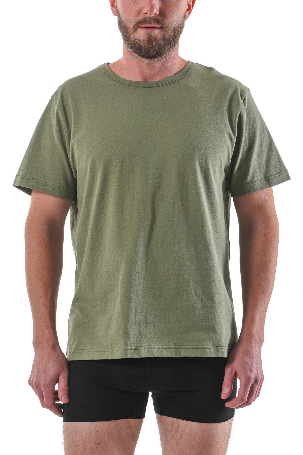 Мужская футболка из хлопка 900 khaki