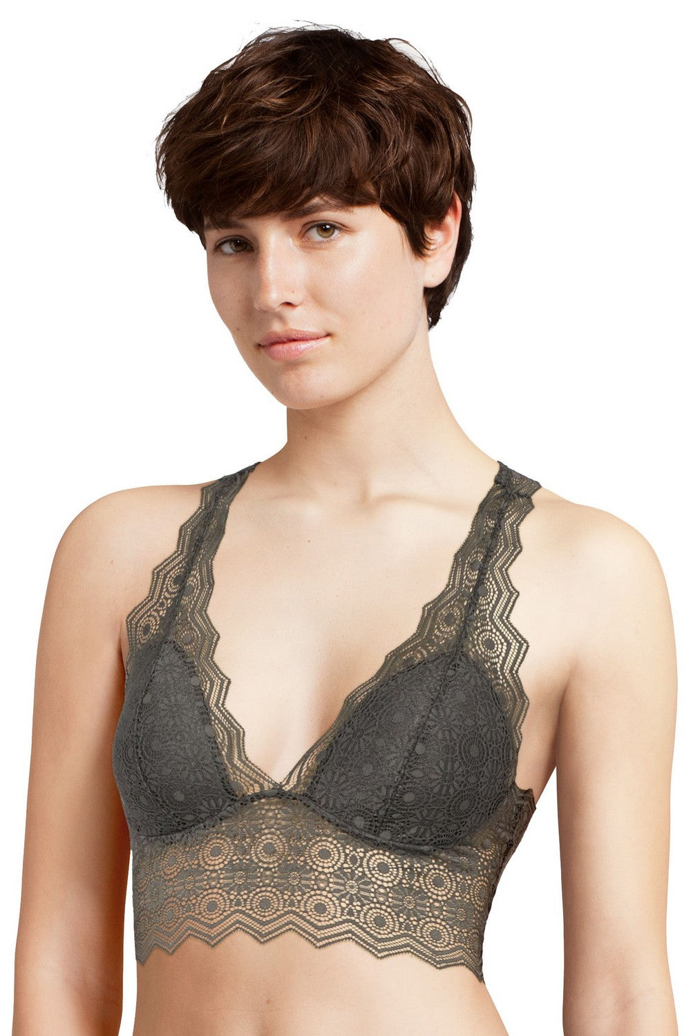 Бюстье с удлиненным станом 7695 Georgia safari grey