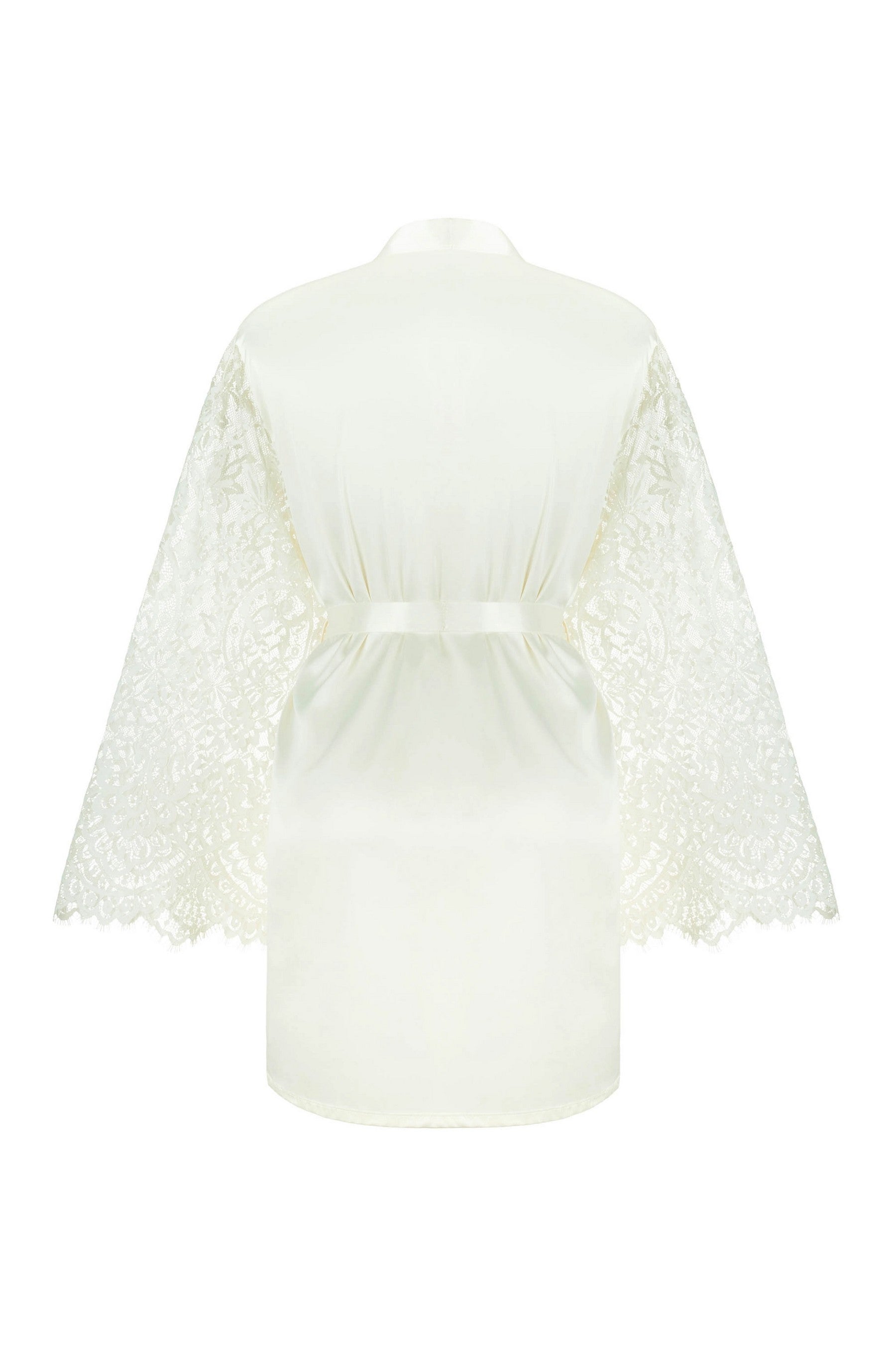 Пеньюар с кружевными рукавами 8189-6748/03 champagne