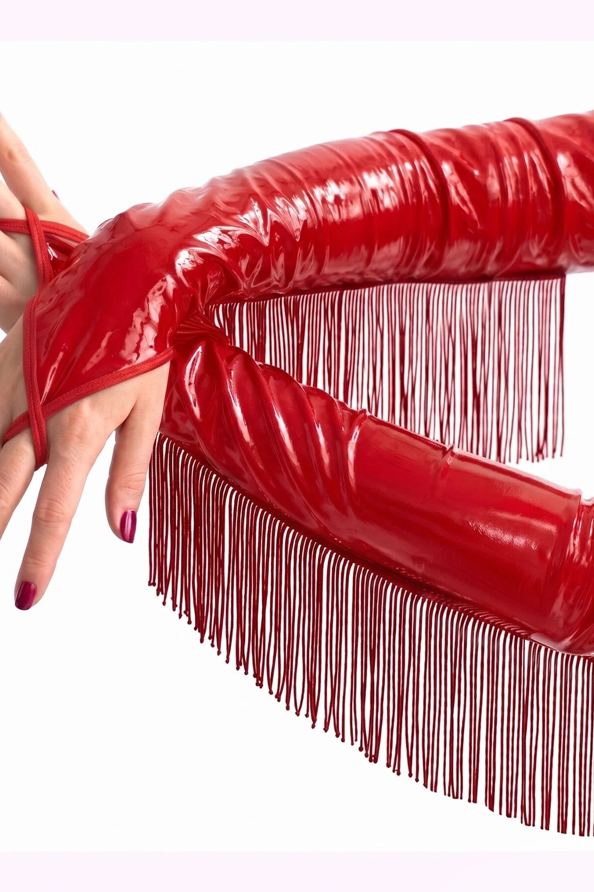 Вінілові мітенки Lerona red Art of Sex