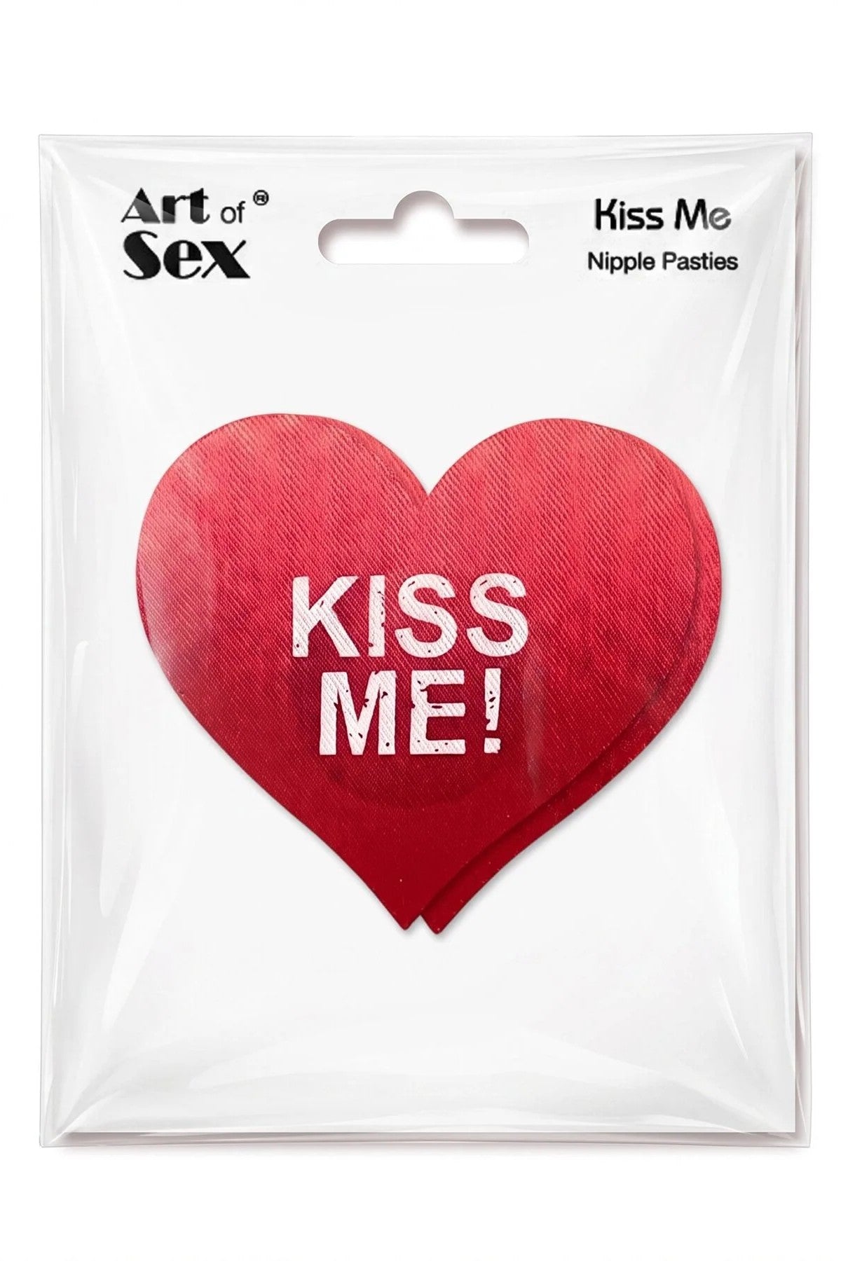 Пестиси-серця Kiss me red Art of Sex пакування
