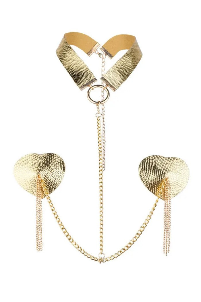Пестиси з чокером RT236114 golden JSY