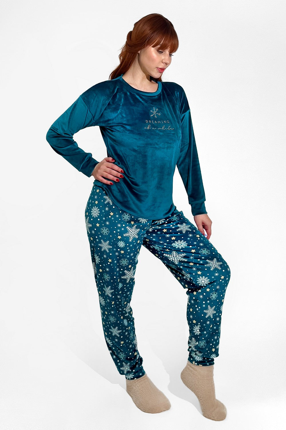 Велюровая пижама 4210-14