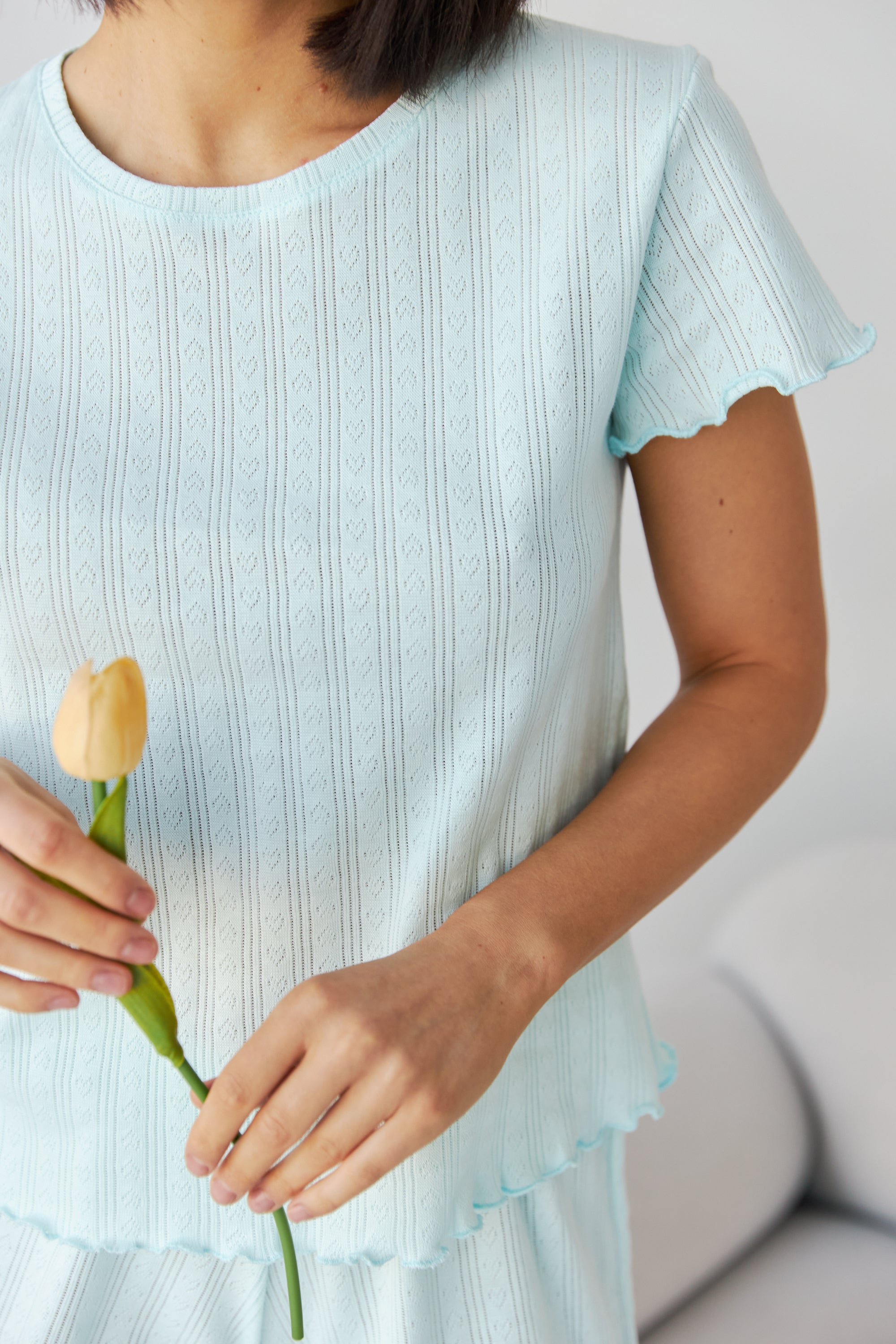 Трикотажная пижама 0355/356 mint