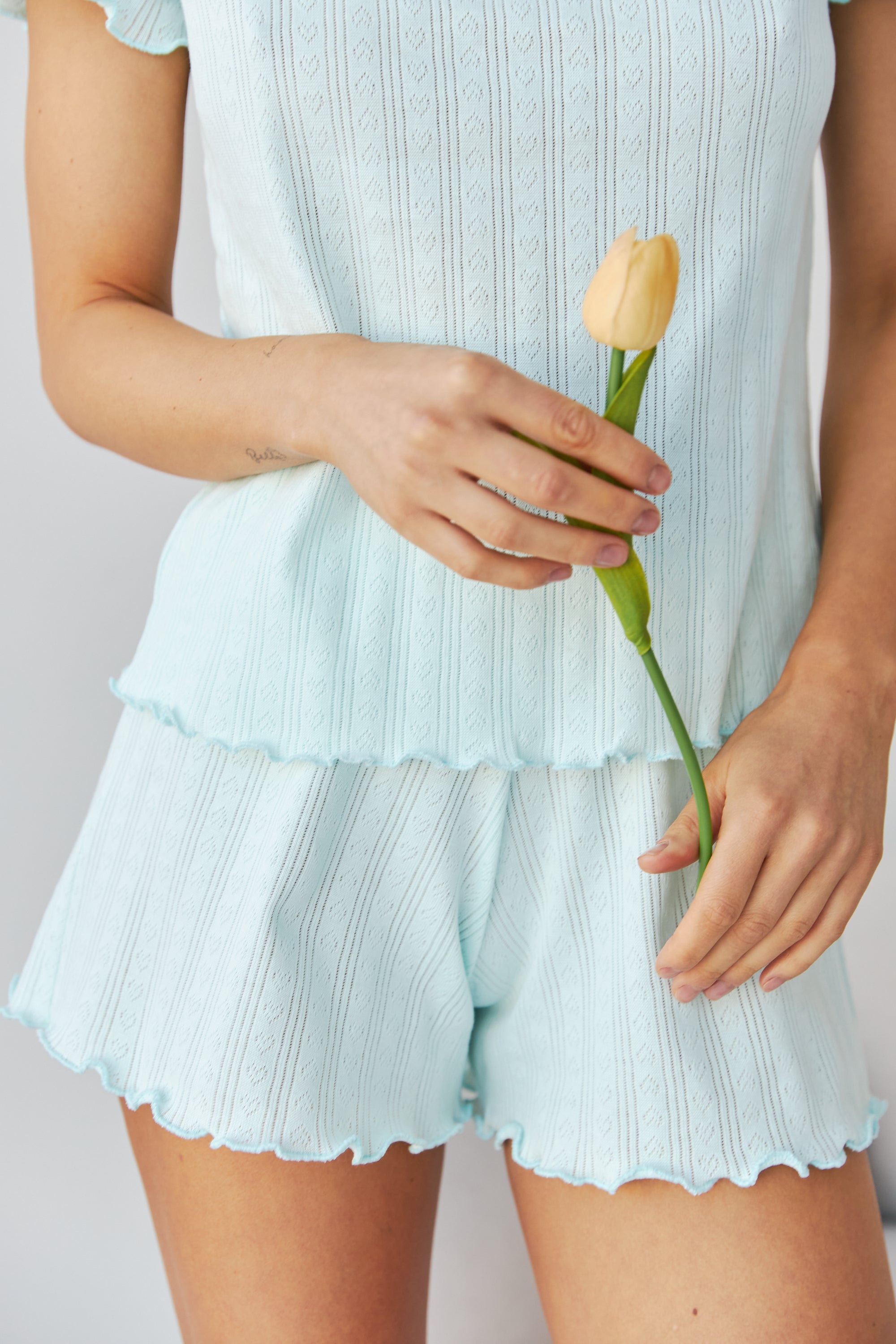 Трикотажная пижама 0355/356 mint