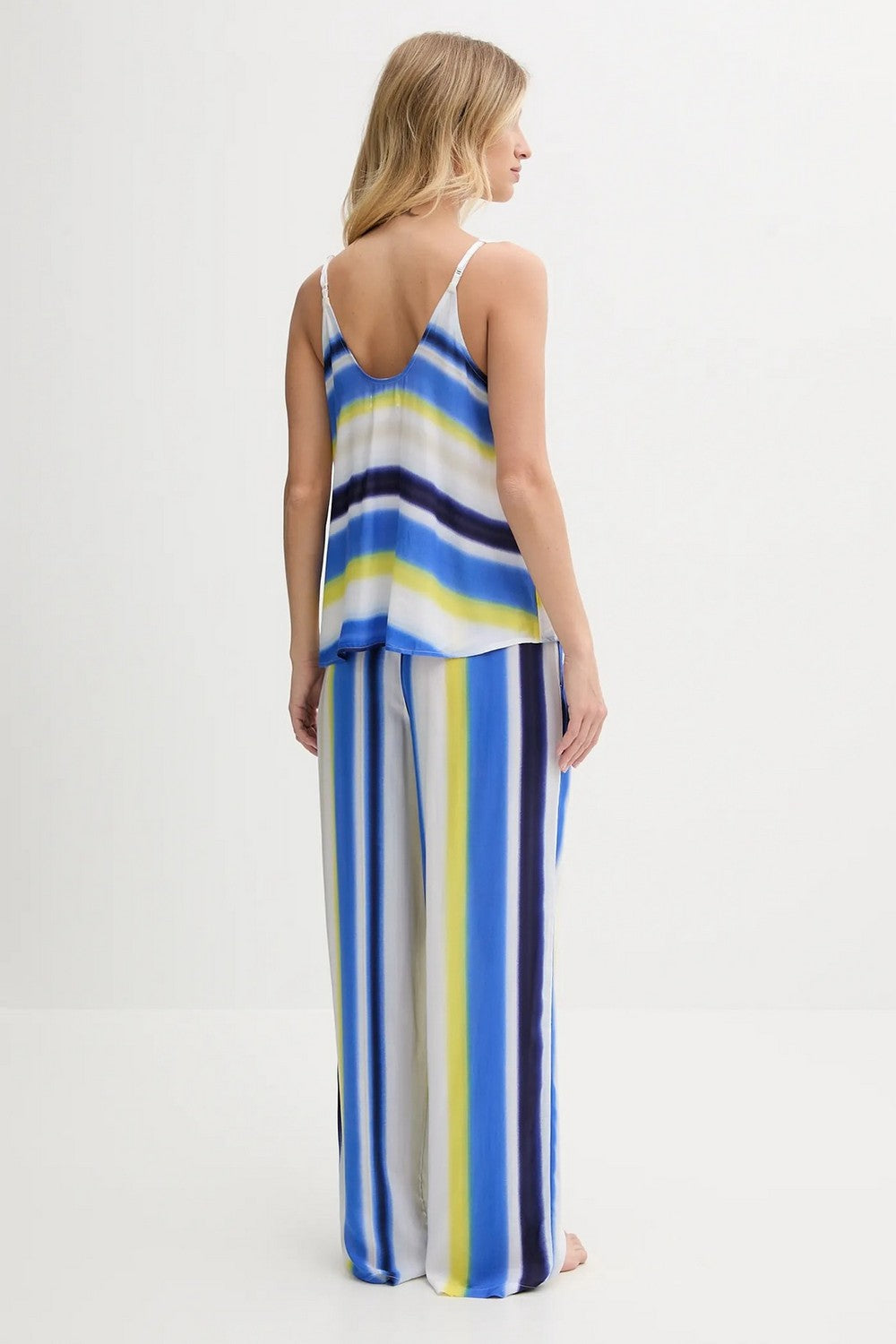 Пижама из вискозы YI80052 976 multistripes