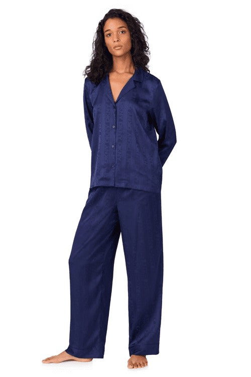 Атласная пижама YI80081 407 stripe