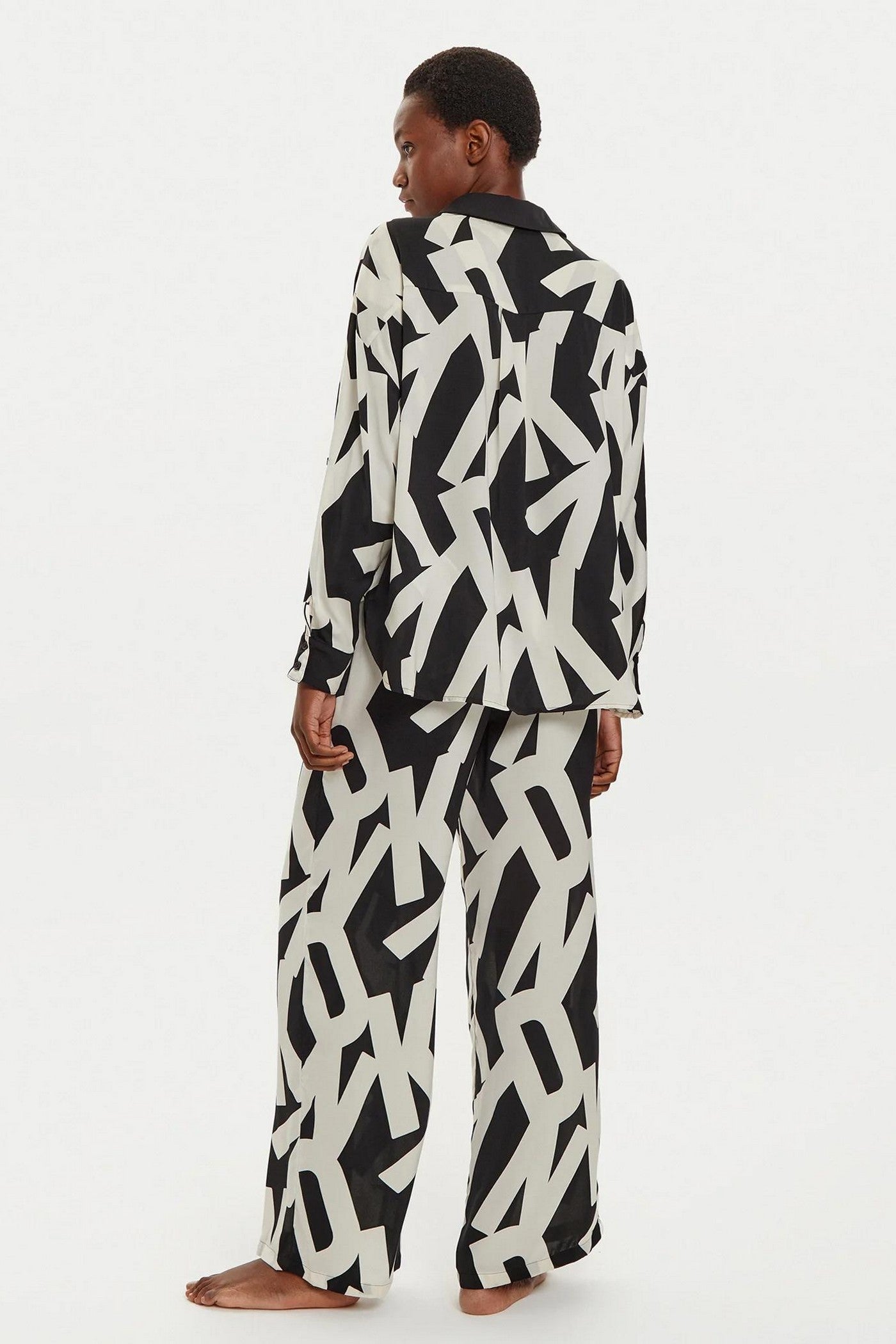 Пижама с брюками YI90019 002 black