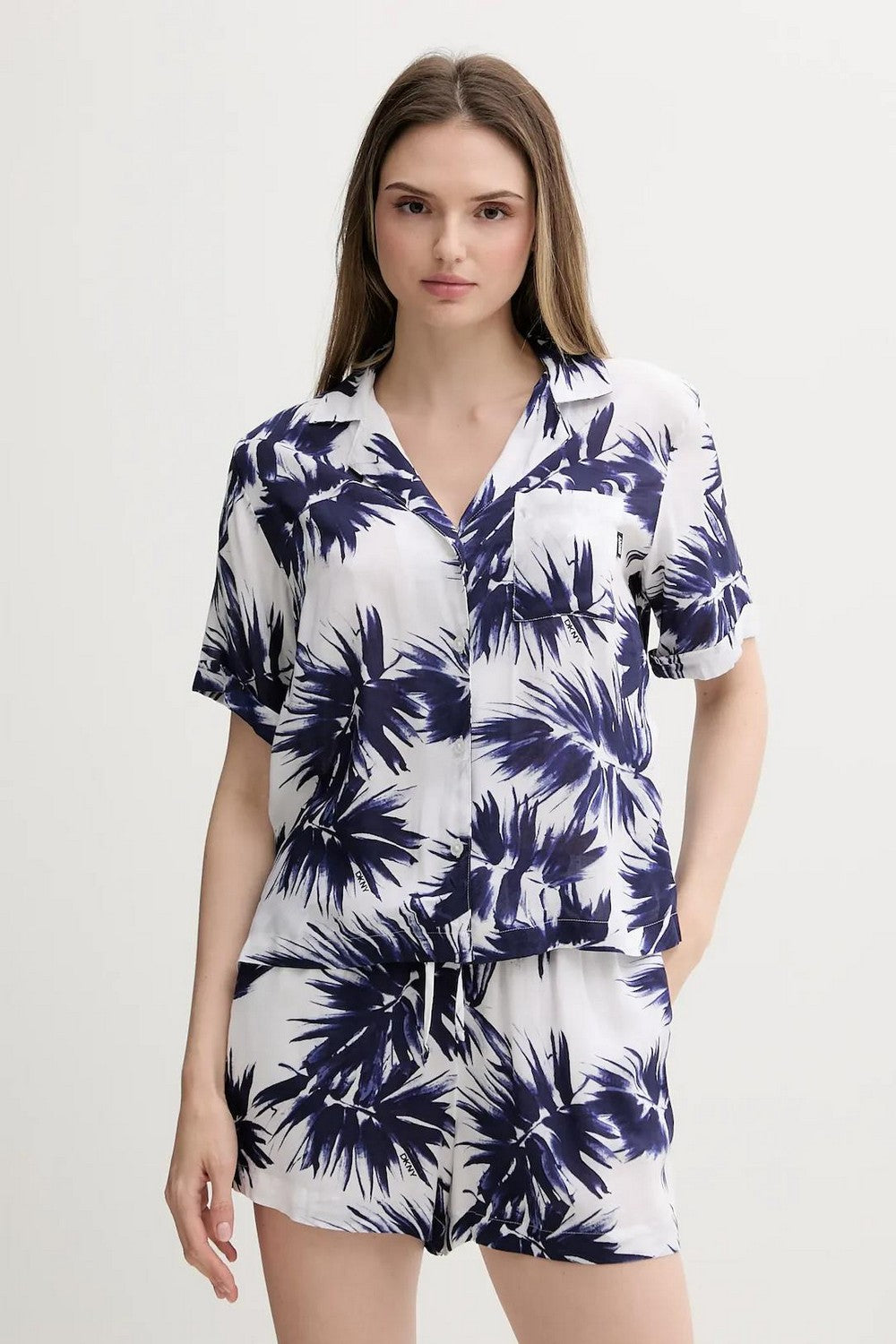 Пижама из вискозы YI90052 107 wht blue